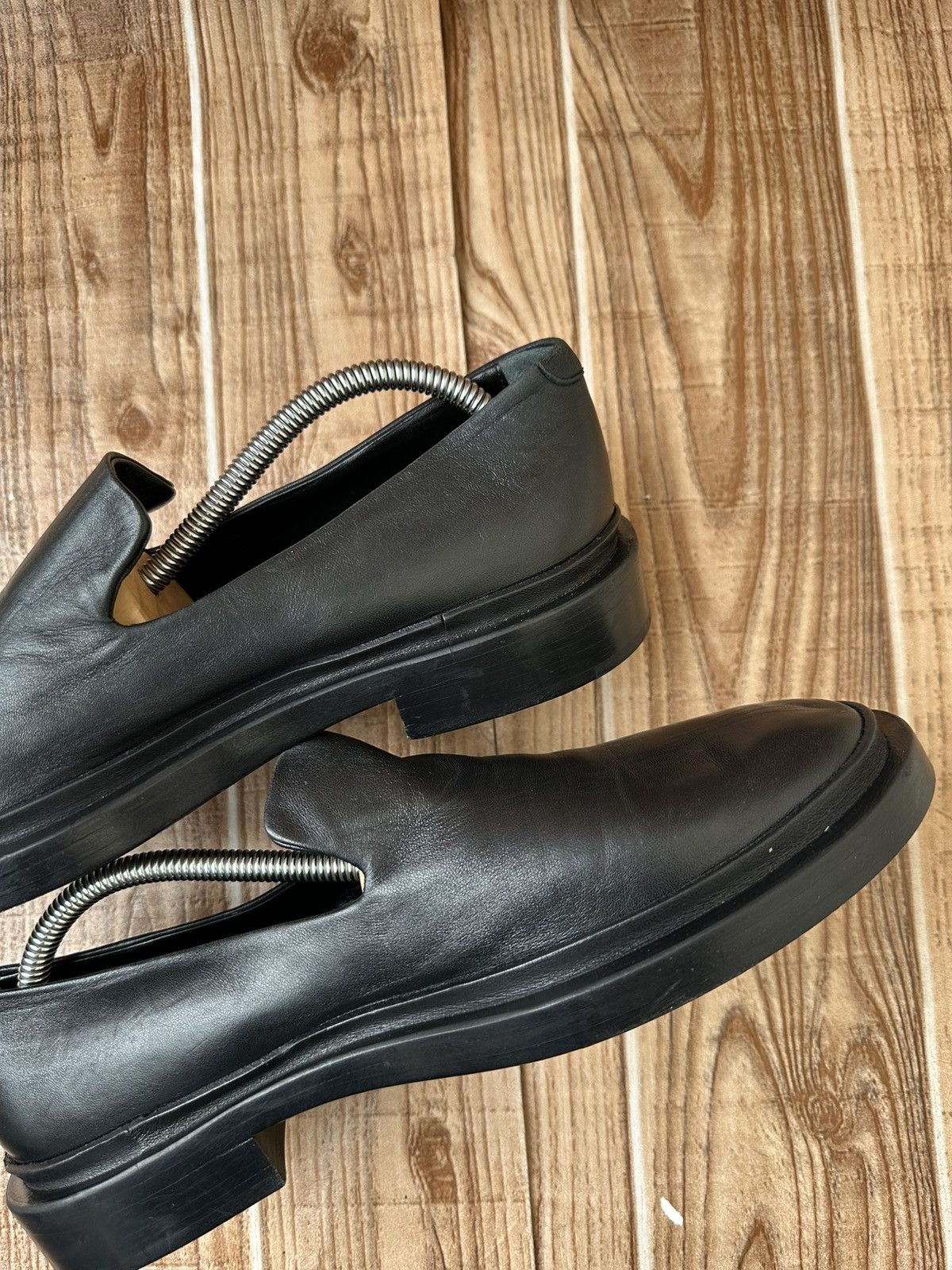 Jil Sander Jil Sander Flat Leather Black Loafer Size US 7 / EU 40 - 14 Thumbnail