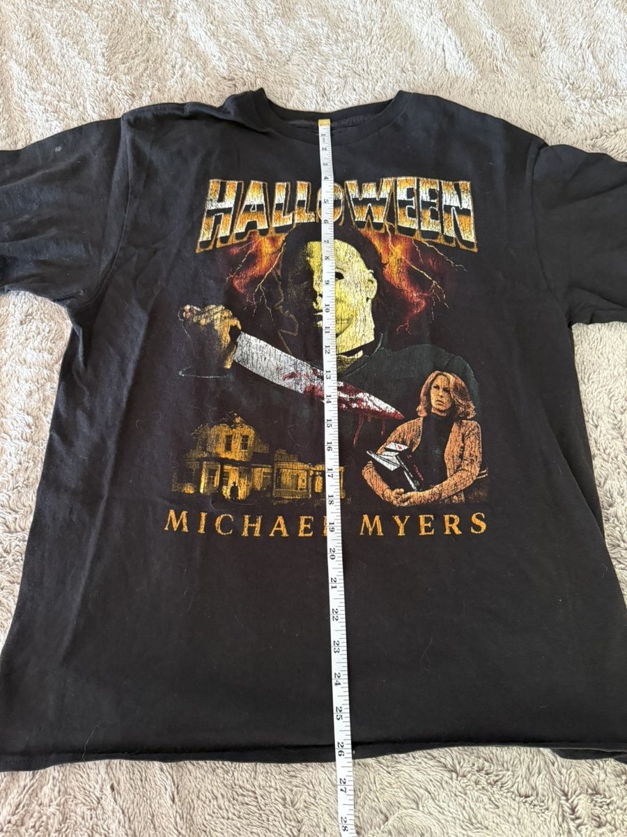 Gildan Michael Myers Halloween Vintage T-Shirt Size US L / EU 52-54 / 3 - 5 Thumbnail