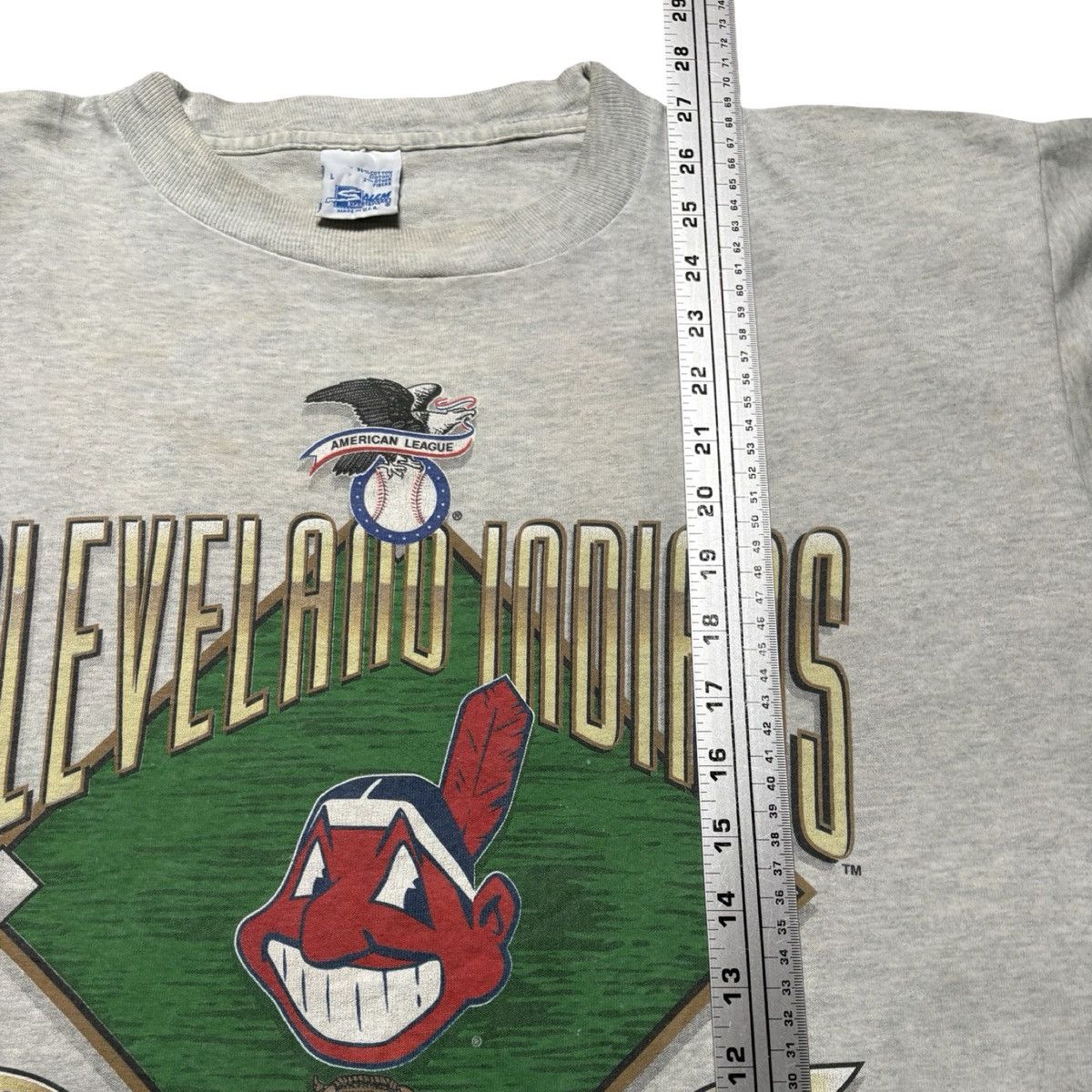 Other Vintage Salem Cleveland Indians MLB 1995 T Shirt L MLB Flaws Size US L / EU 52-54 / 3 - 6 Thumbnail