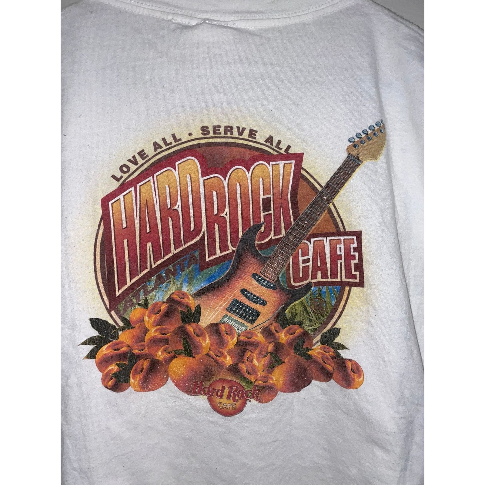 Hard Rock Cafe Womens Hard Rock Cafe Shirt Top Tee Georgia Peaches Vintage Size L / US 10 / IT 46 - 6 Thumbnail