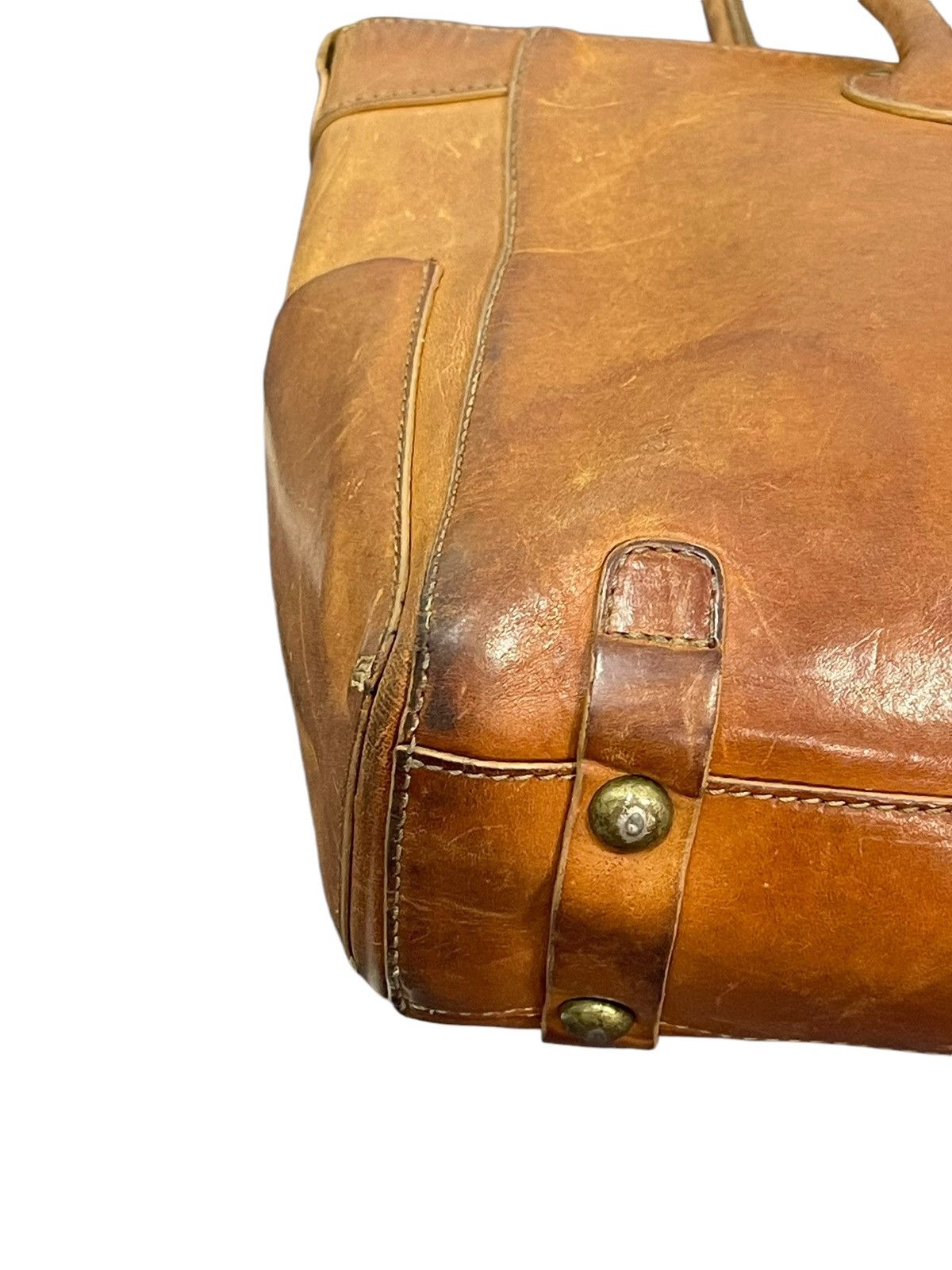 Japanese Brand Full Leather Patina Le Midi Tote Shoulder Bag 1🟩2 Size ONE SIZE - 5 Thumbnail