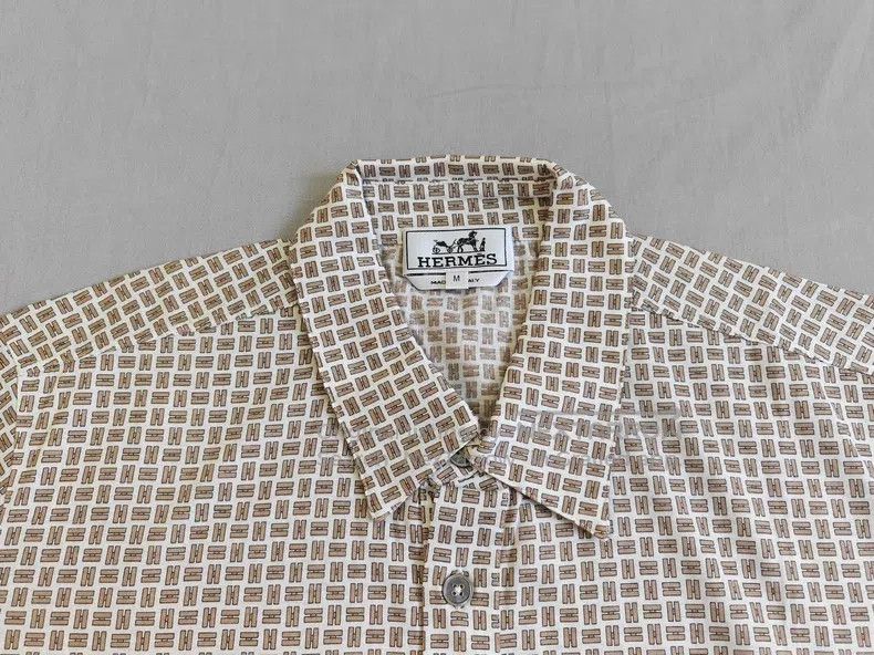 Hermes Hermes Men's Polo Shirt Short Sleeve, Double Pockets, Full Size US S / EU 44-46 / 1 - 3 Thumbnail