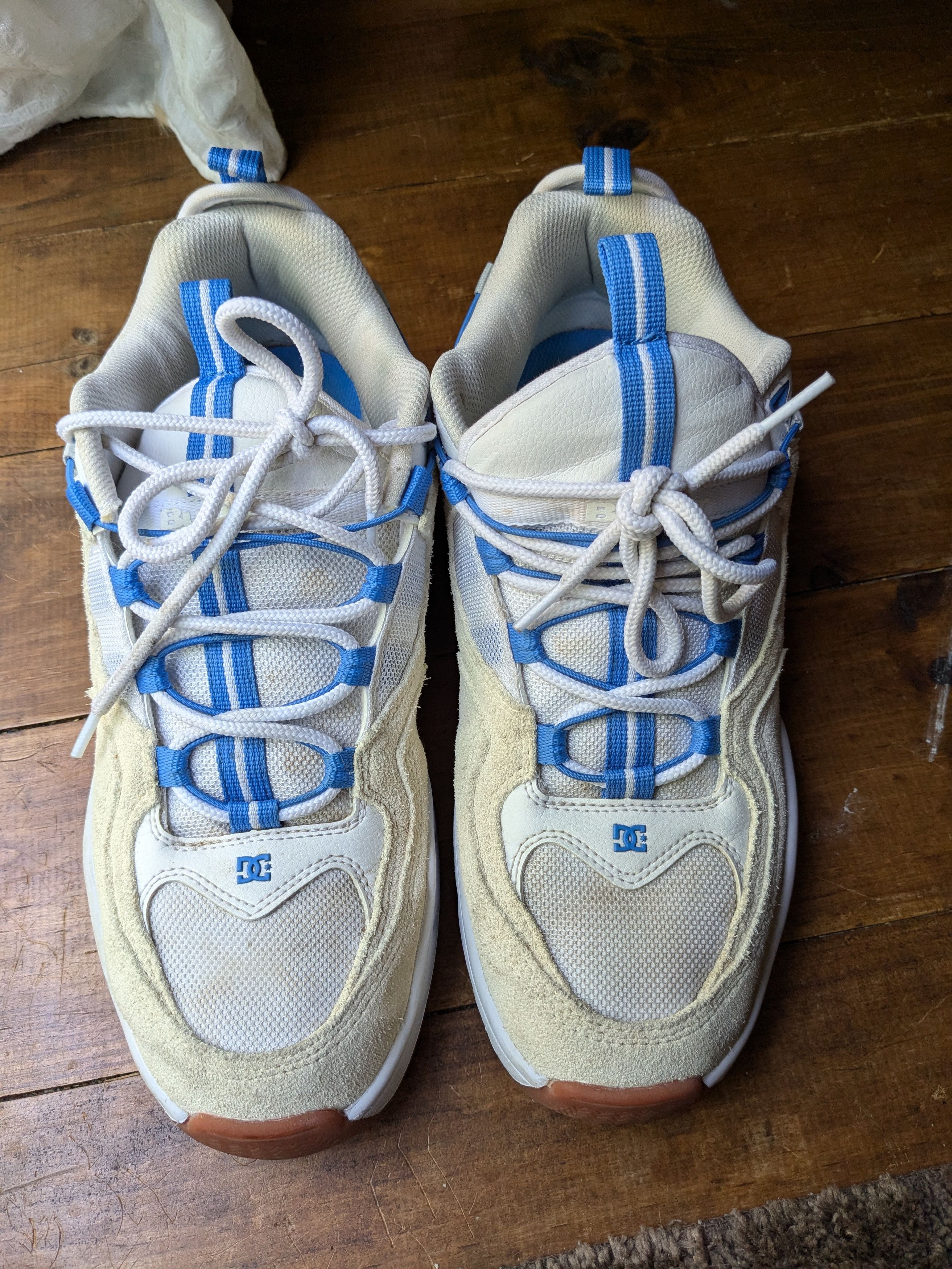 Butter Goods × DC DC x Butter Goods white and blue skate shoe Size US 11.5 / EU 44-45 - 2 Thumbnail