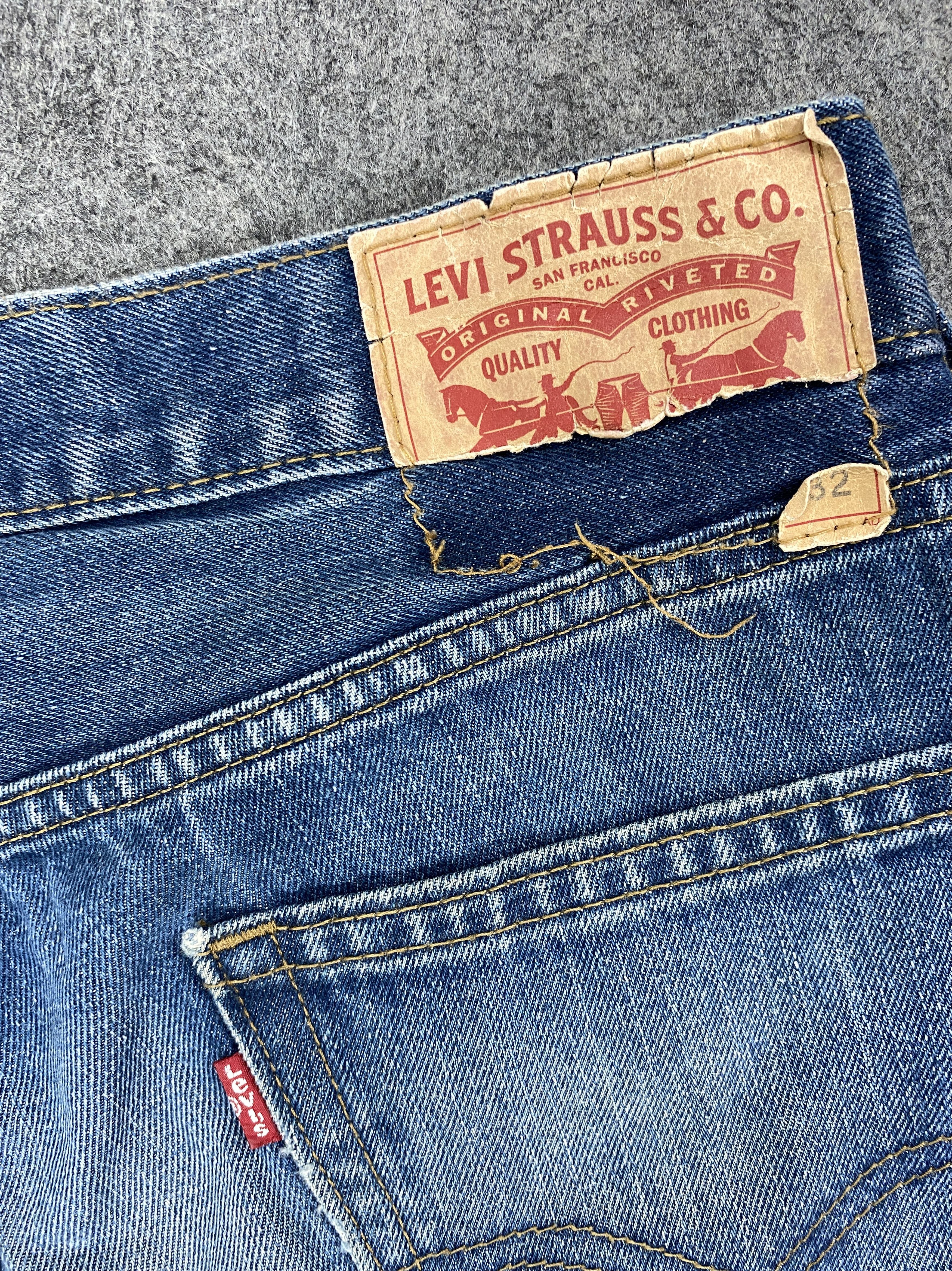 Levi's Dirty Used Blue Vintage Levi's 505 34x29.5 Denim -JN1858 Size US 34 / EU 50 - 11 Thumbnail