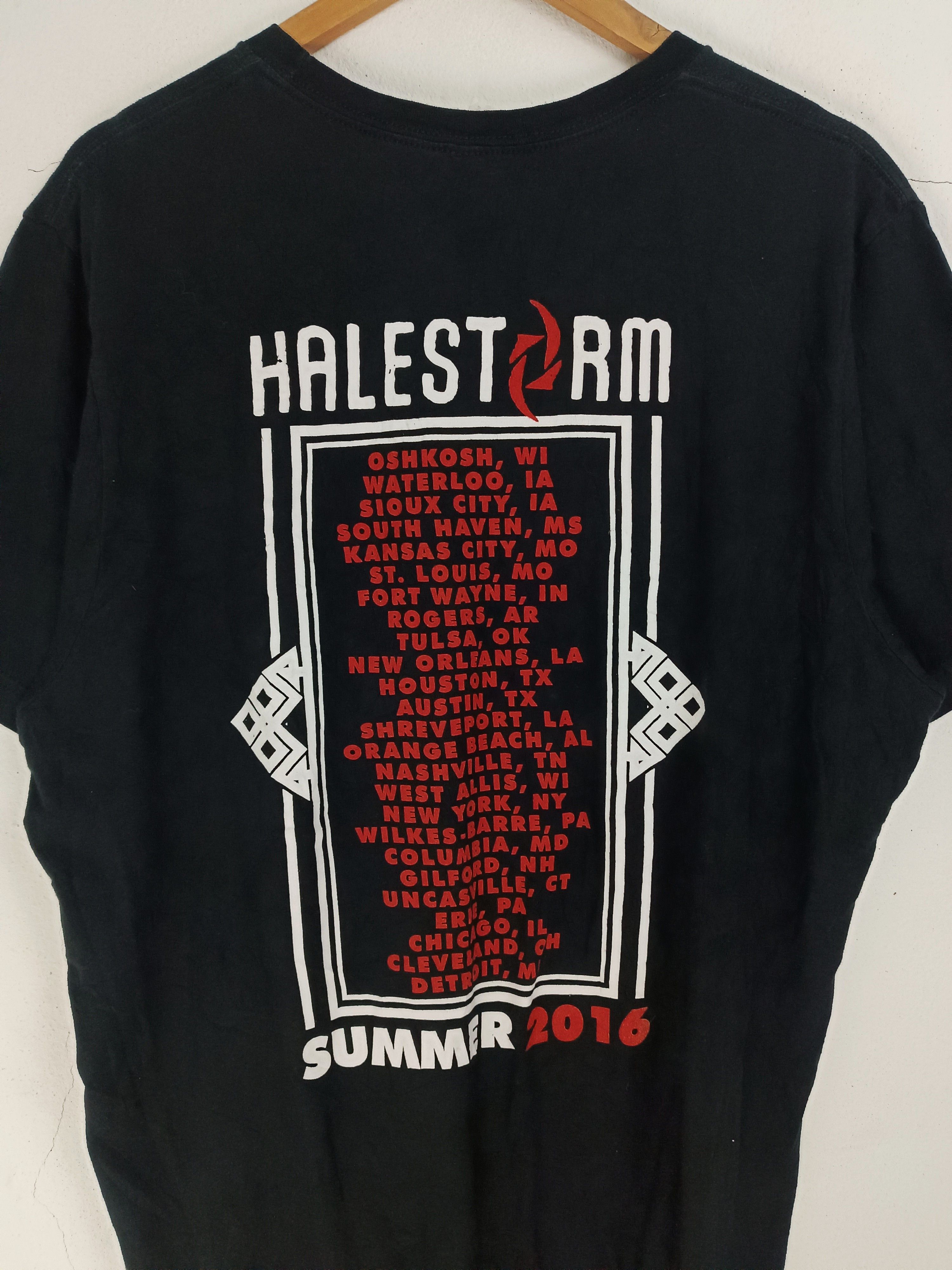 Band Tees VINTAGE 2016 HALESTORM TOUR TEE volbeat i prevail Size US XL / EU 56 / 4 - 14 Thumbnail