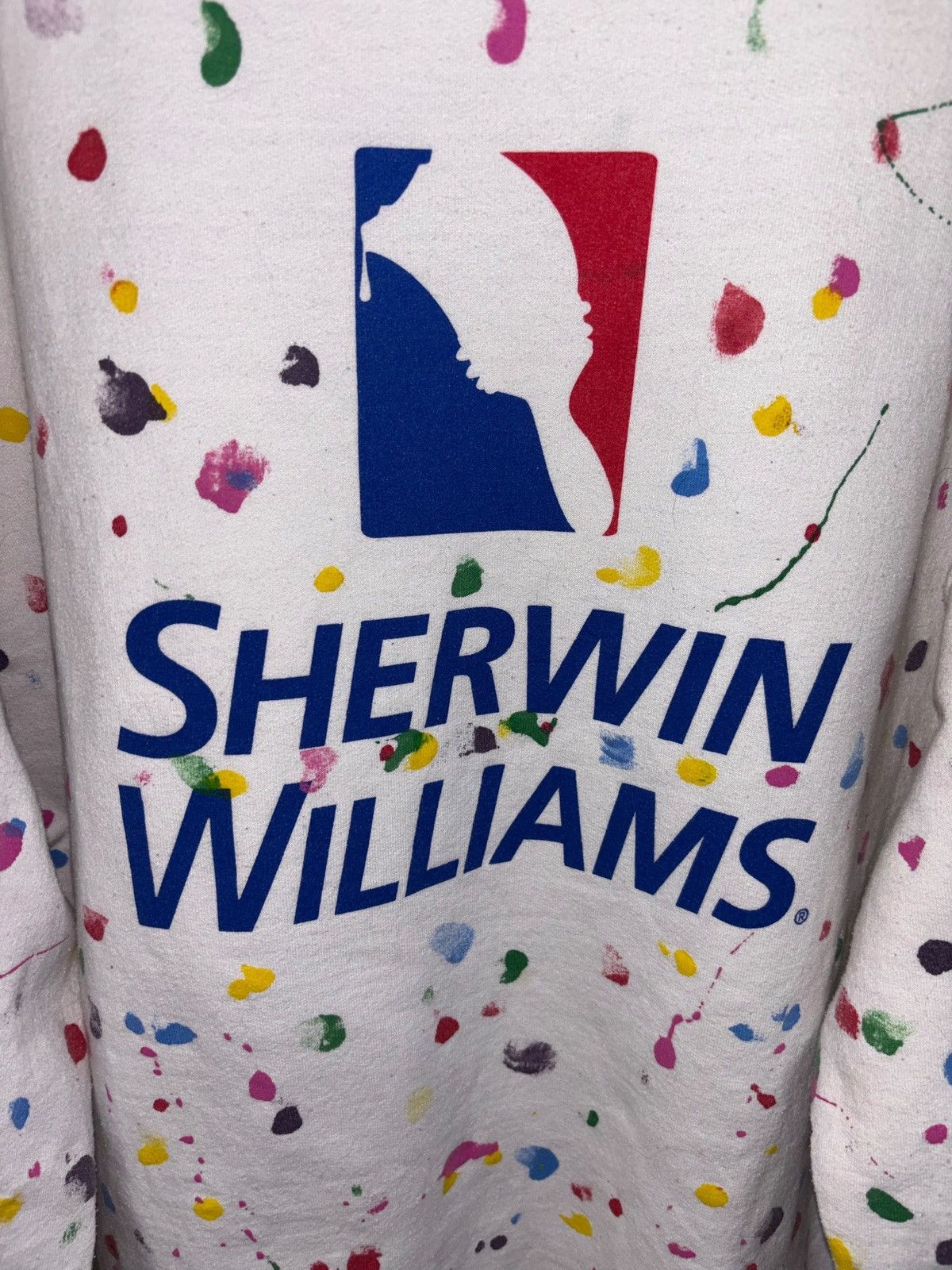 Gildan Vintage Re-worked Splatter Paint Sherwin Williams Crewneck Size US XL / EU 56 / 4 - 7 Thumbnail
