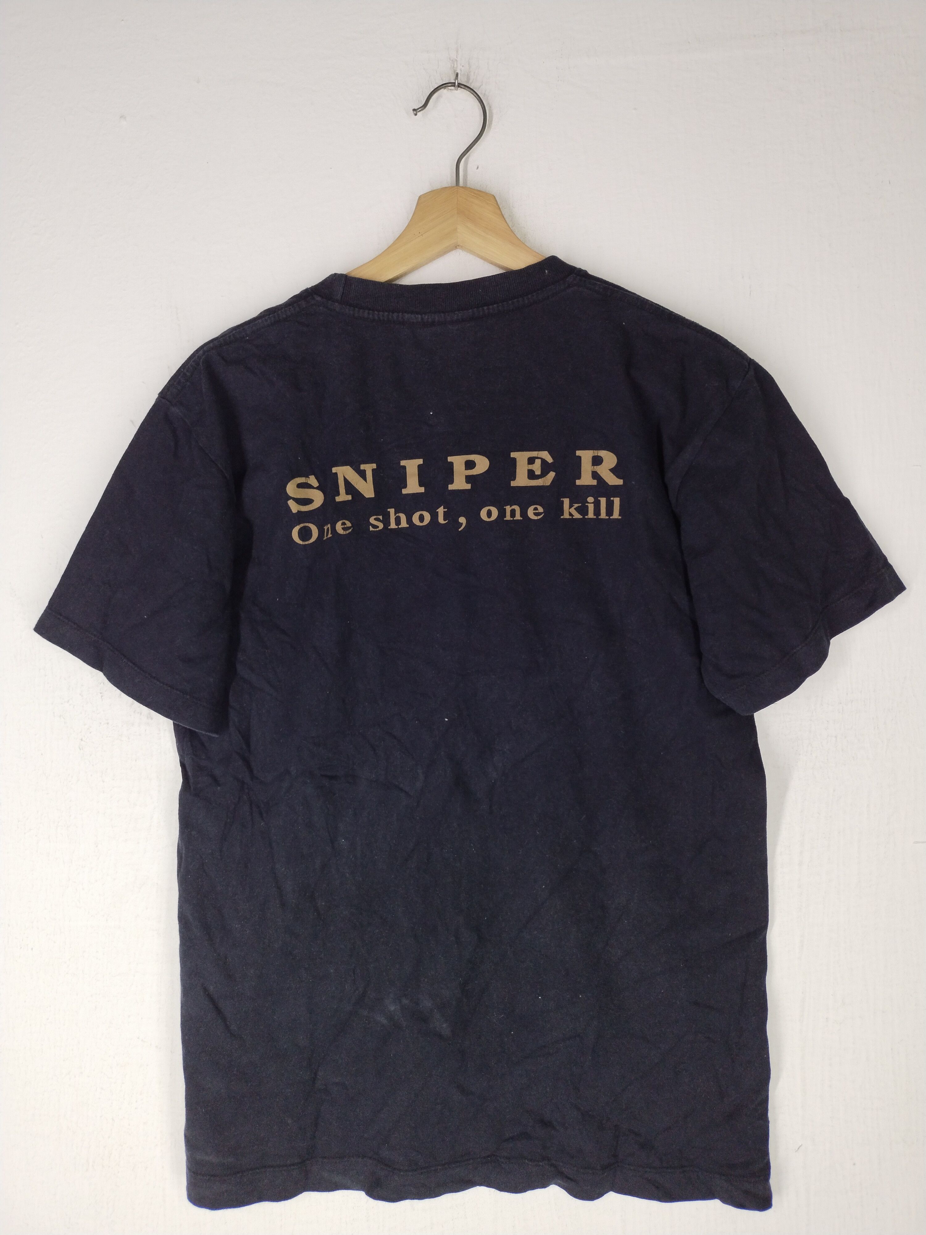 Sniper Gang Vintage Survivors Sniper One Shot, One Kill Shirt Tee Size US M / EU 48-50 / 2 - 5 Thumbnail