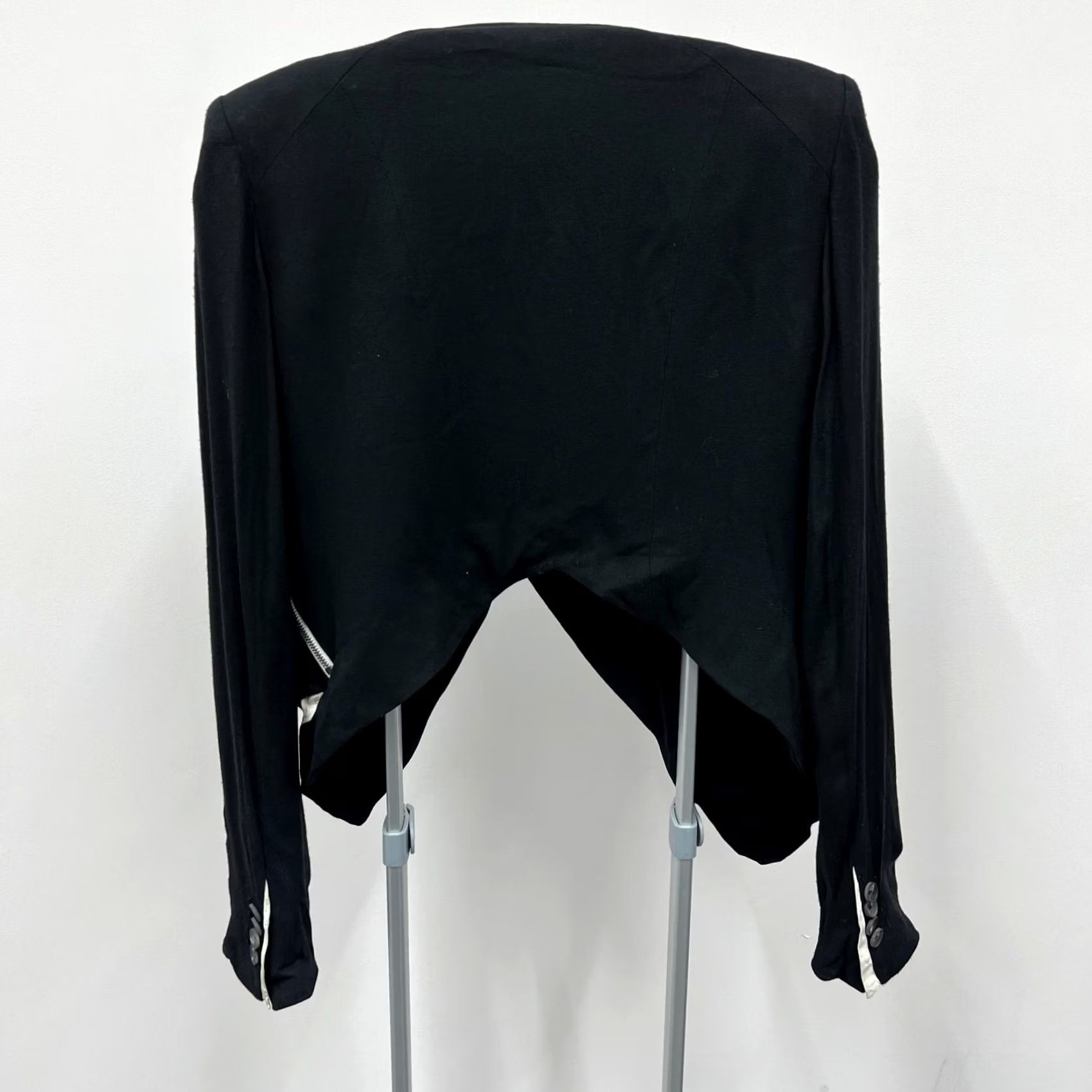 Helmut Lang Helmut Lang Blazer Shirt Women's Size 0 Black Biker Intermix Jacket Size XS / US 0-2 / IT 36-38 - 4 Thumbnail