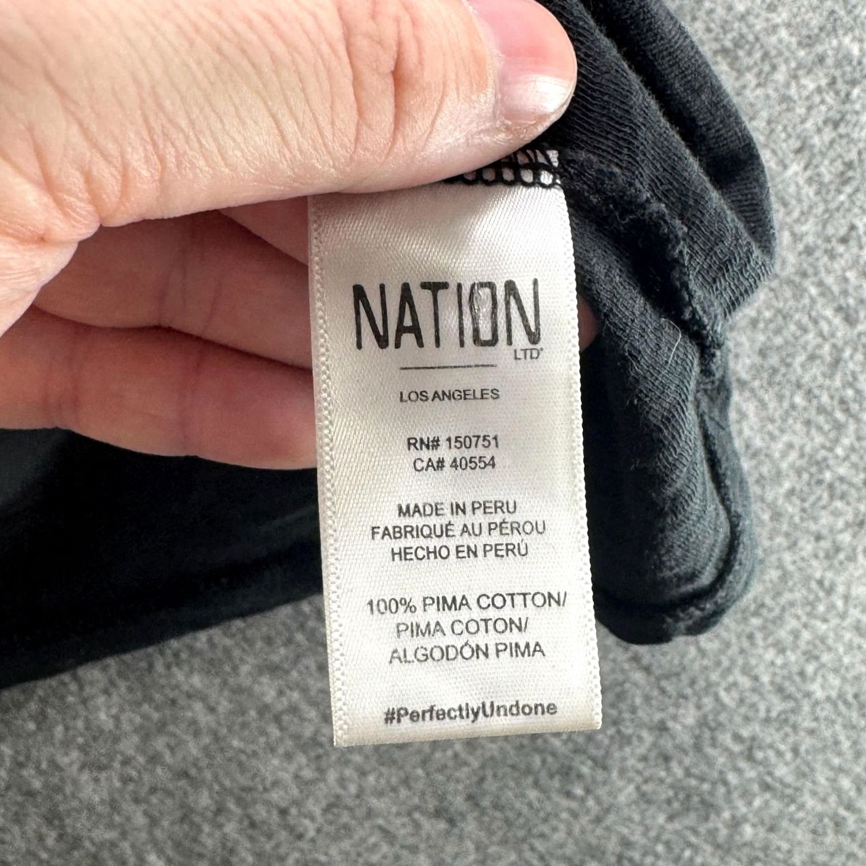 Nation LTD Nation LTD Dress Womens L Black Pima Cotton Jersey Flutter Ruffle Tank Short Size L / US 10 / IT 46 - 5 Thumbnail