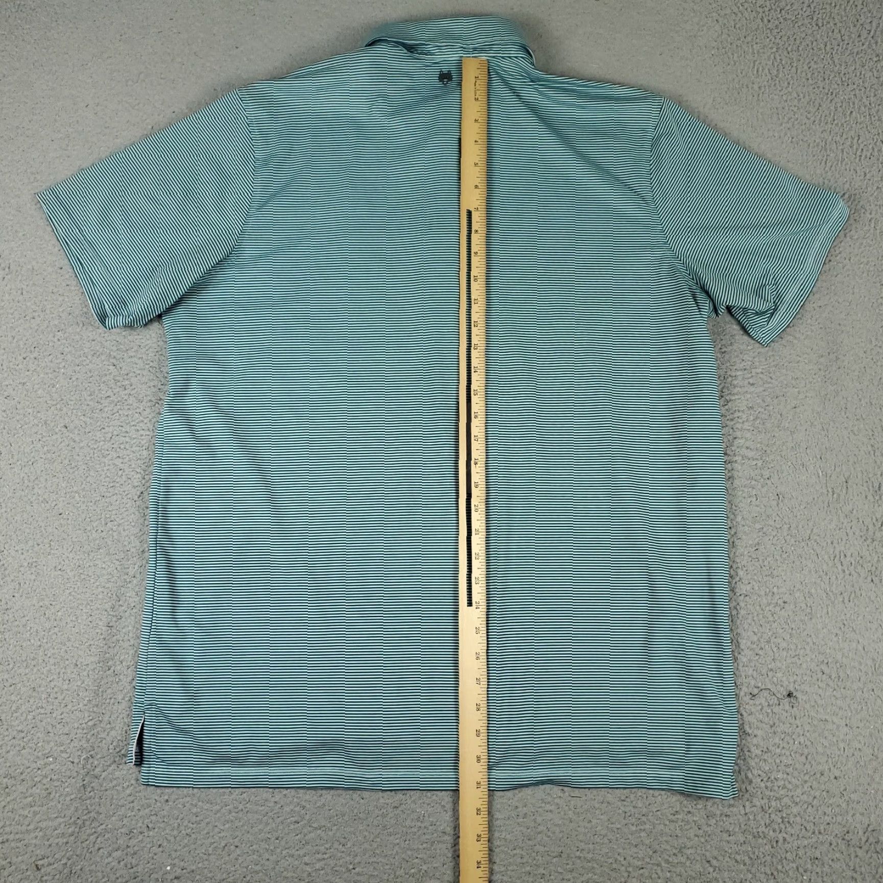 Vintage Greyson Polo Shirt Mens XL Green Striped Polo Golf Short Sleeve Shirt Men XL Green Striped Greyson Polo Size US XL / EU 56 / 4 - 4 Thumbnail