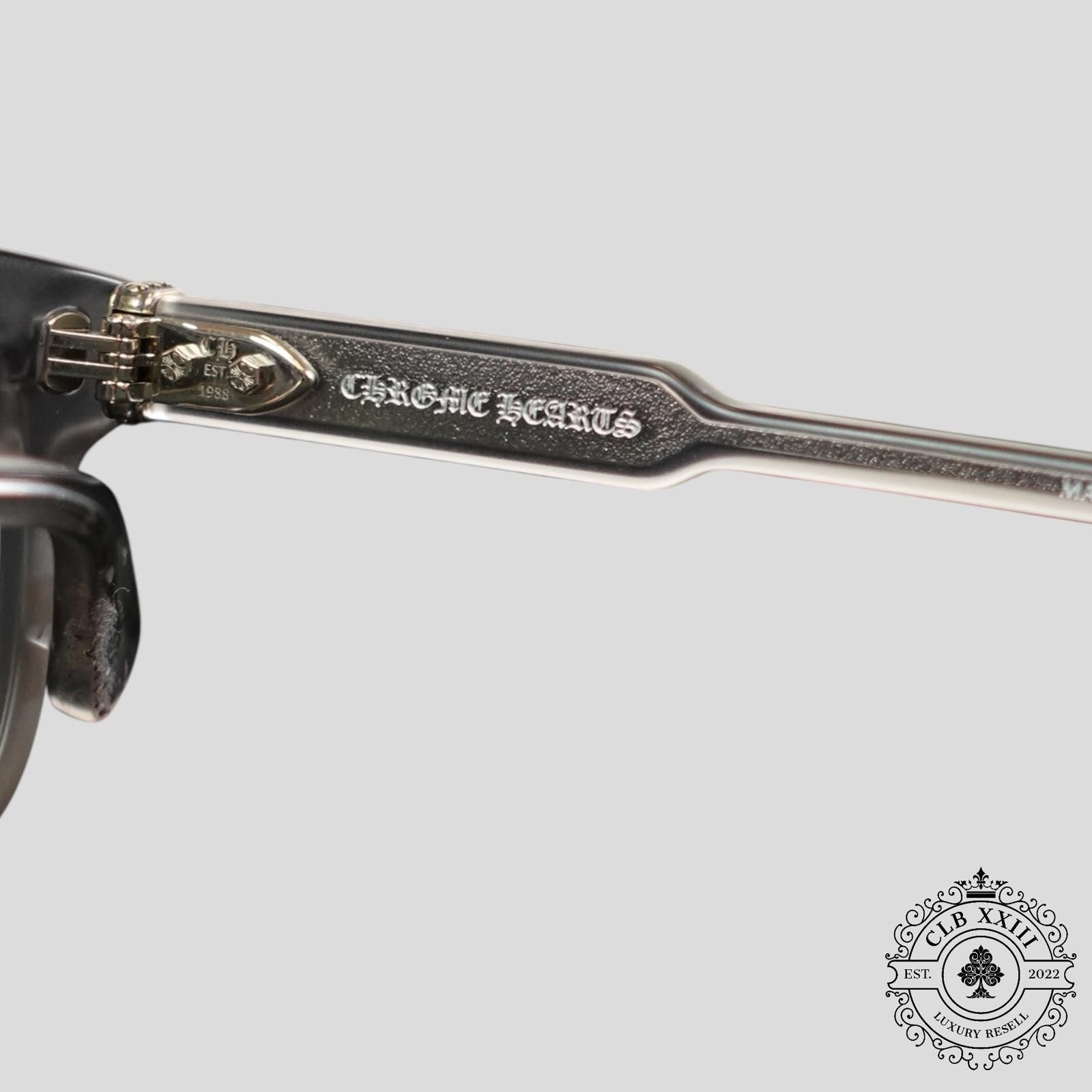 Chrome Hearts Chrome Hearts Ambidixtrous Glasses in Matte Grey Size ONE SIZE - 5 Thumbnail