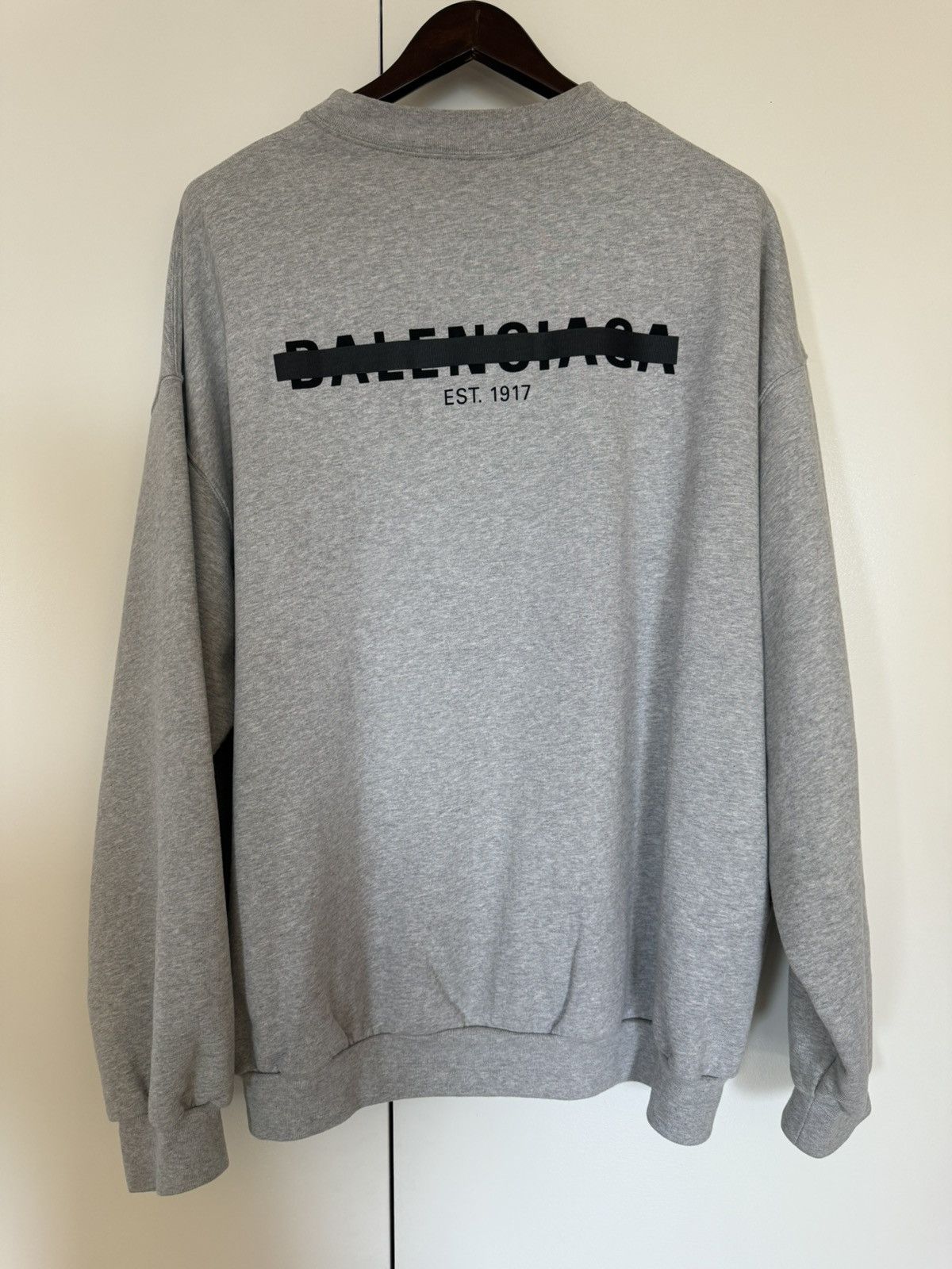Balenciaga Balenciaga Strike 1917 Grey Sweatshirt Size US S / EU 44-46 / 1 - 3 Thumbnail