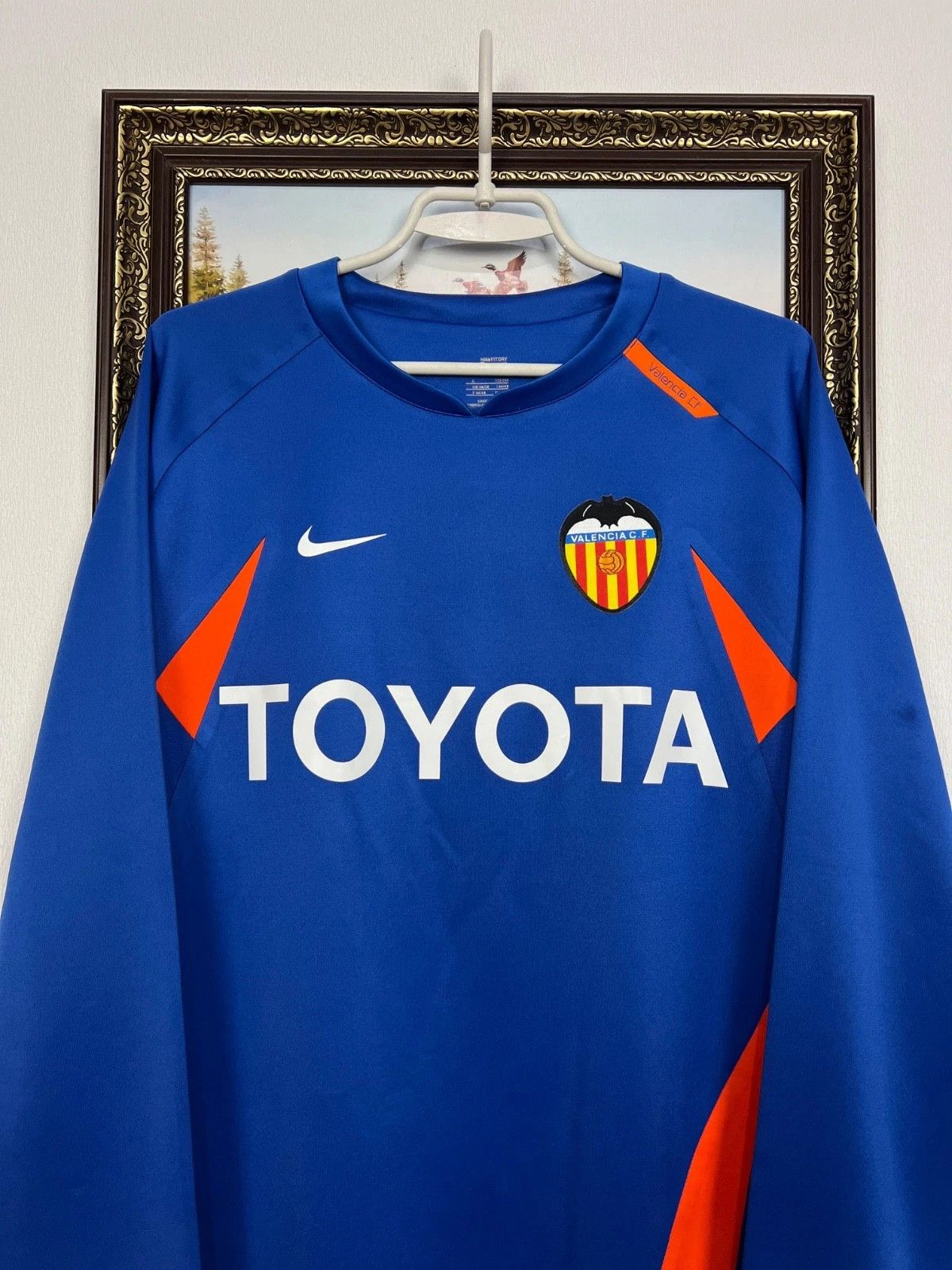 Nike Vintage Nike Valencia Football Train Sweatshirt Soccer Track Size US S / EU 44-46 / 1 - 2 Thumbnail