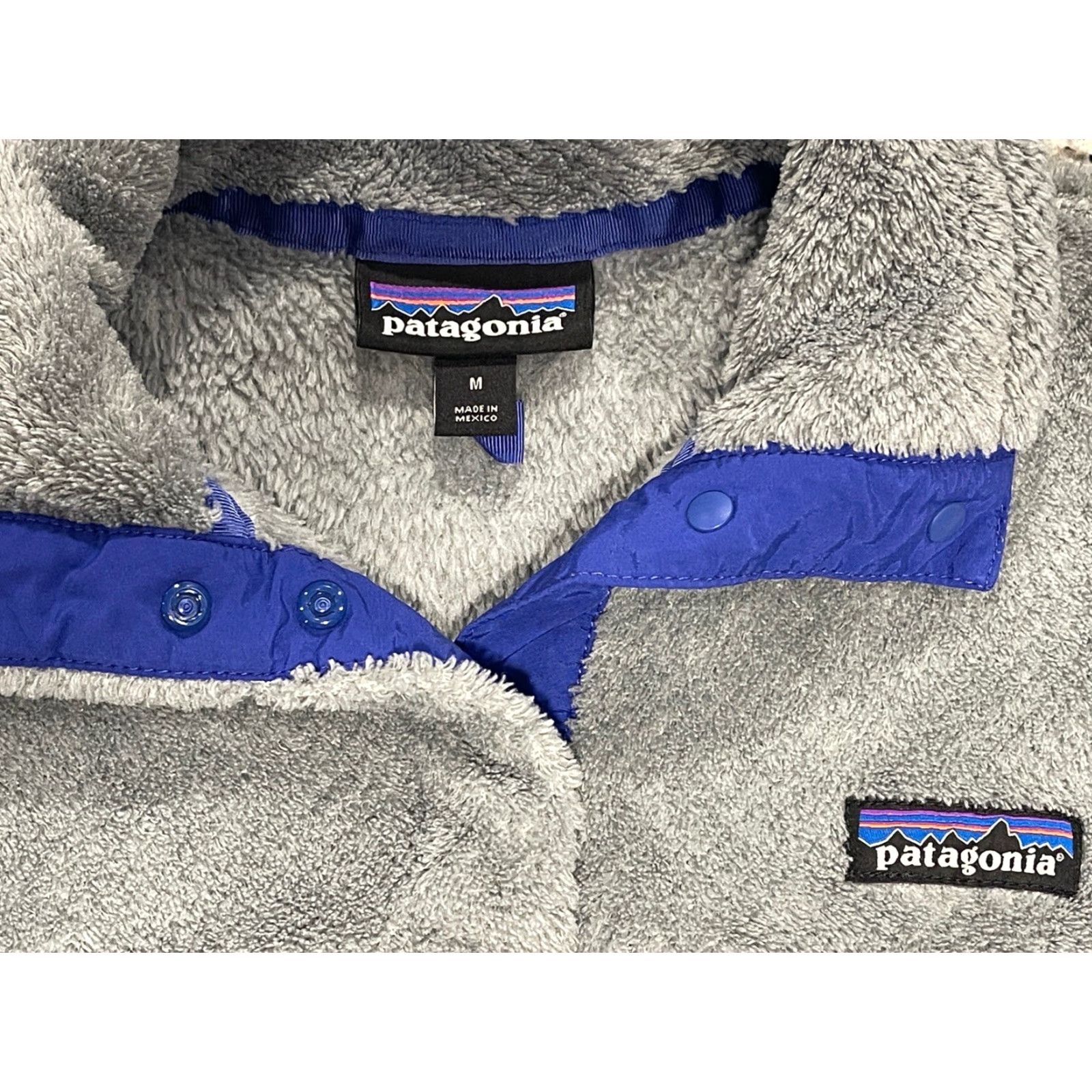 Patagonia Patagonia Re-Tool Snap T Fleece Pullover Sweatshirt Womens Medium Gray Pockets Logo Embroidered Mock Neck Long Sleeve Casual Modern Size M / US 6-8 / IT 42-44 - 2 Thumbnail