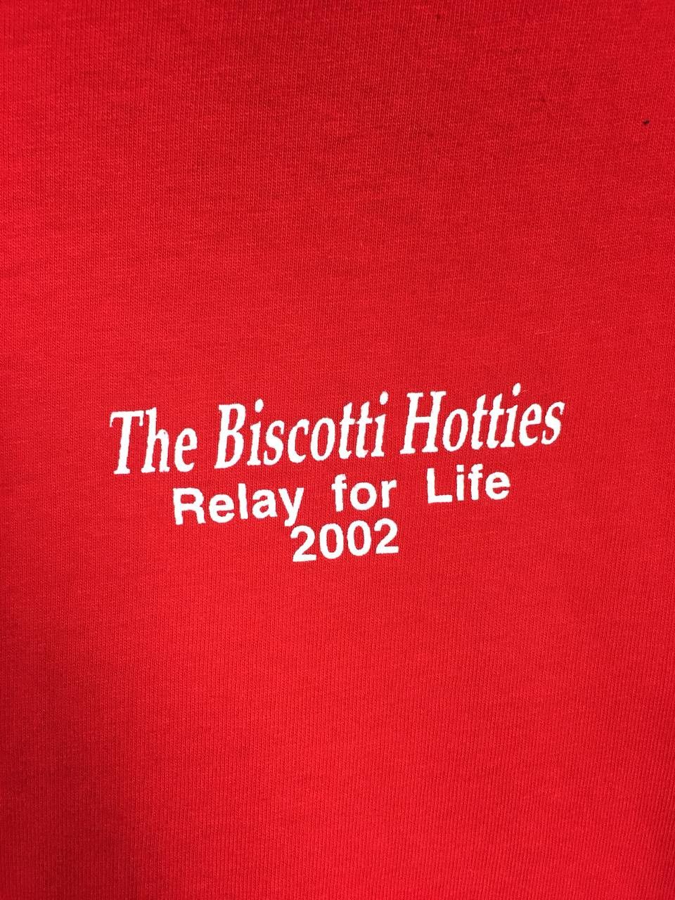 Hanes × Vintage Vtg Y2K The Biscotti Hotties Relay 4 Life Just Dunk It! Tee Size US XL / EU 56 / 4 - 7 Thumbnail