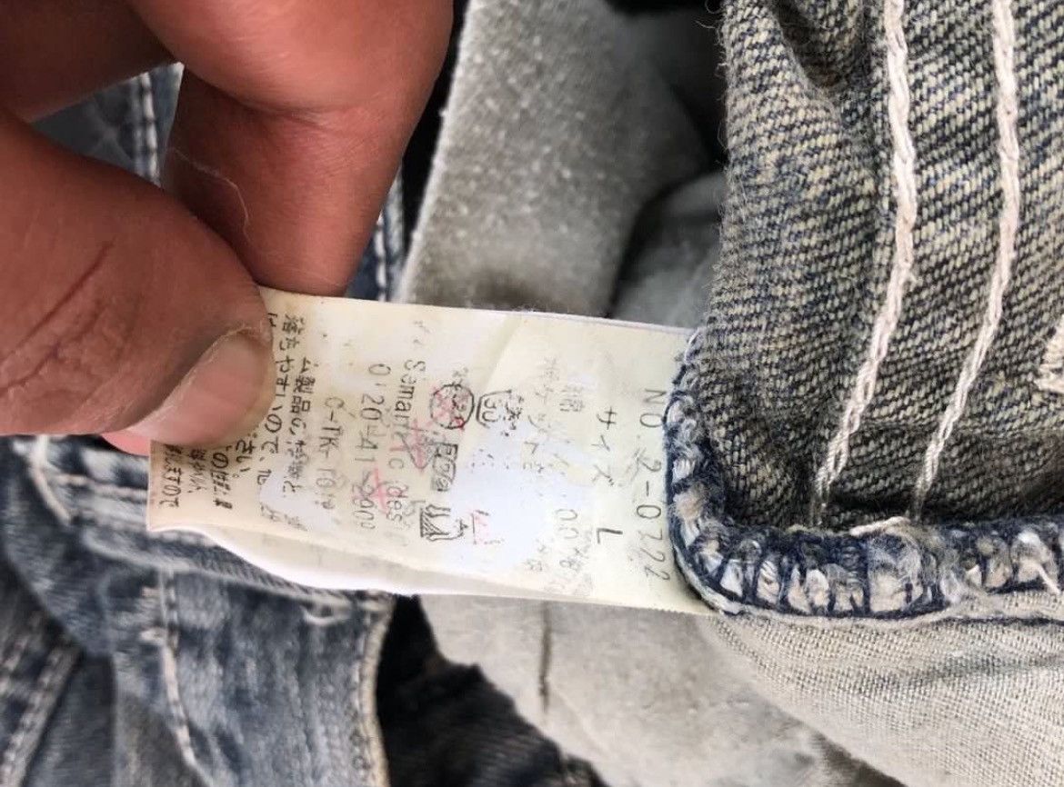 If Six Was Nine × Seditionaries × semanticdesign Semantic Design Faded Denim Pants Size US 32 / EU 48 - 10 Thumbnail