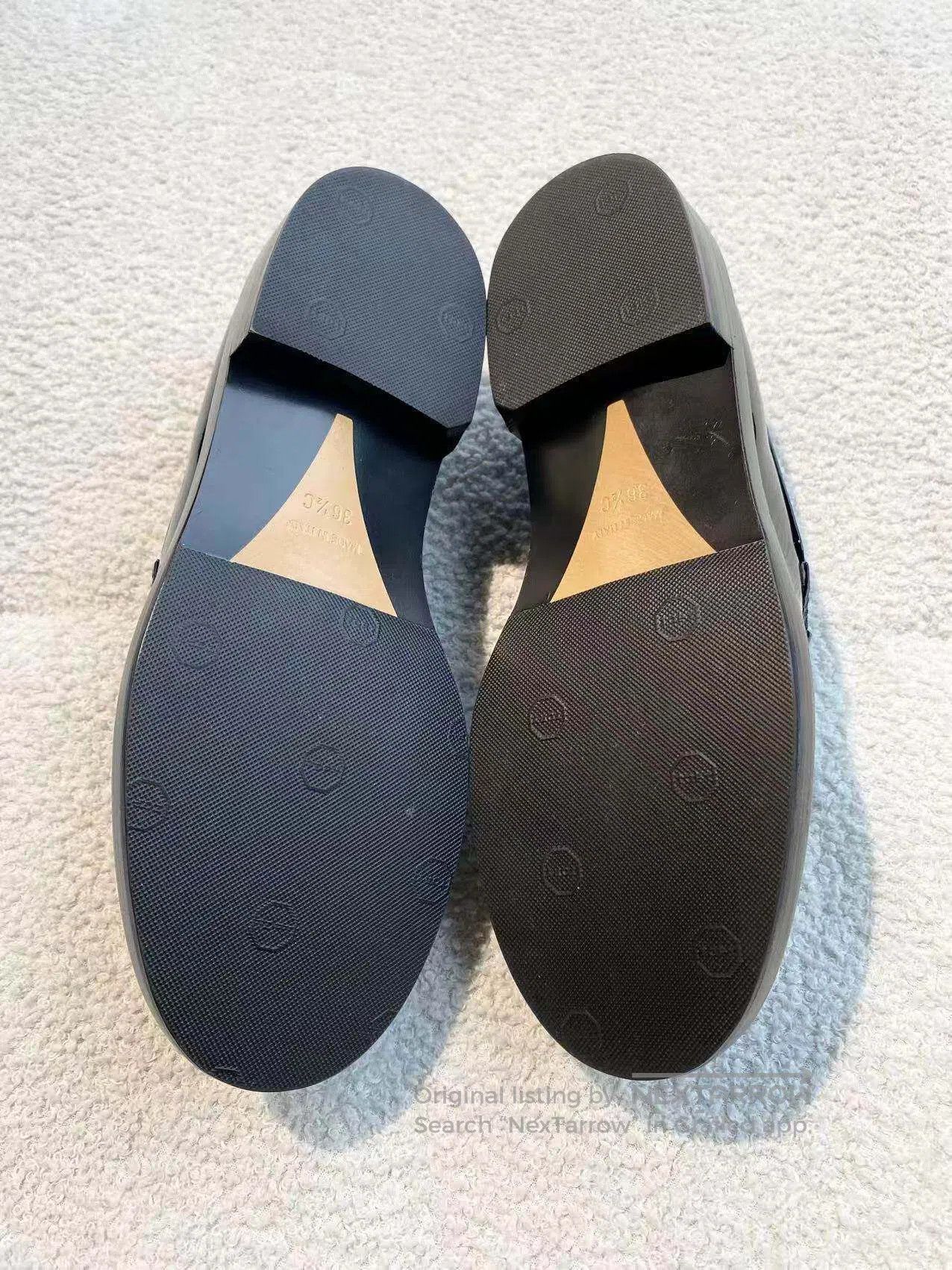 Chanel Chanel Black patent leather logo loafers| Size US 6 / IT 36 - 6 Thumbnail