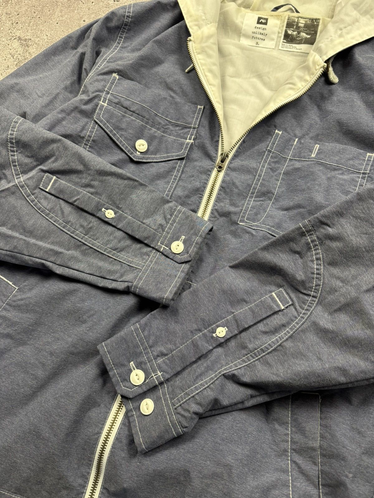 Japanese Brand Crazy Multi Pocket Analog Jacket Japanese Acronym Style Size US S / EU 44-46 / 1 - 6 Thumbnail