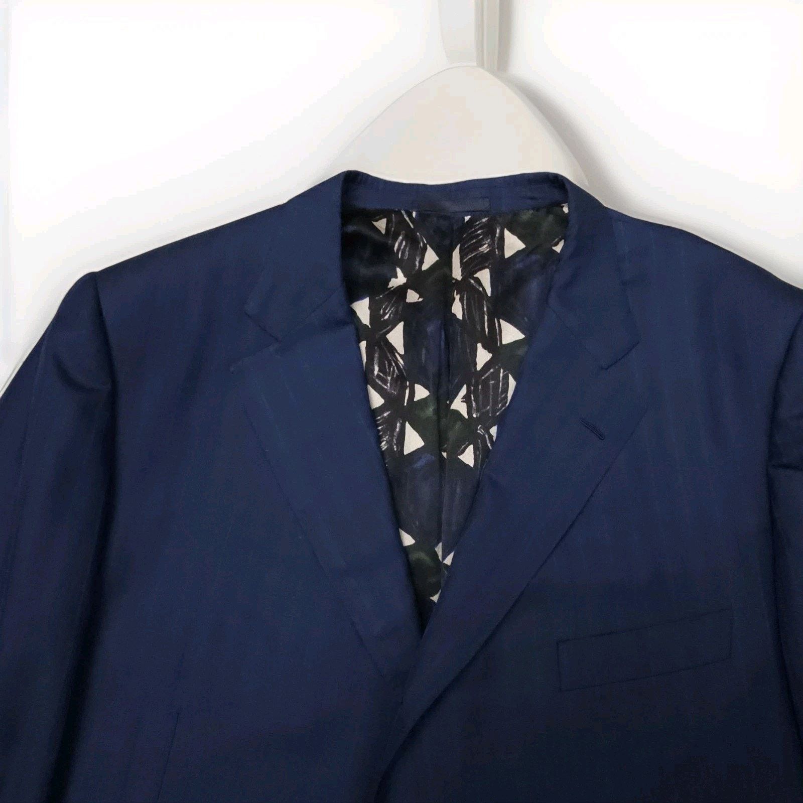 Caruso Caruso Silk Single Breasted Silk Pashmina Blazer 62 US 52 Size US L / EU 52-54 / 3 - 5 Thumbnail
