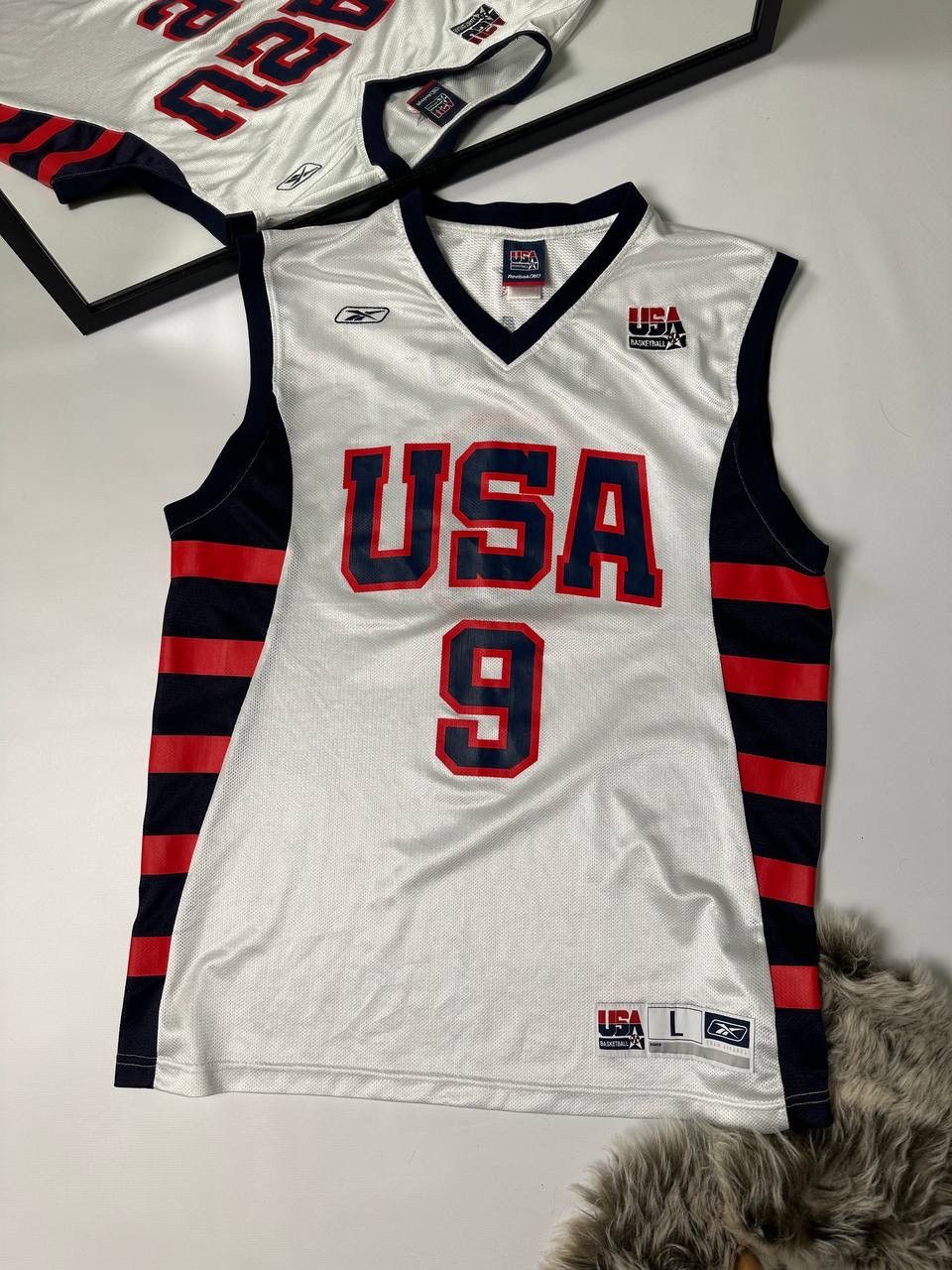 NBA × Reebok × Vintage Vintage LeBron James rare Aunthentic USA Reebok Jersey Size US L / EU 52-54 / 3 - 1 Thumbnail