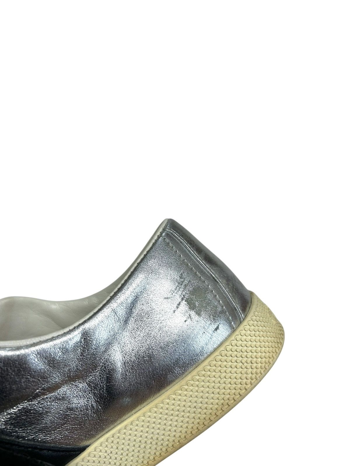 Prada Prada silver chrome trainers shoes Size US 6.5 / IT 36.5 - 7 Thumbnail