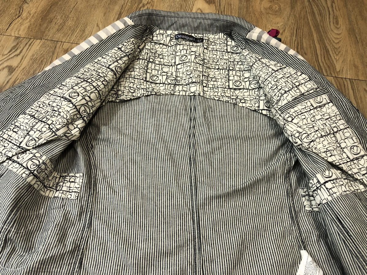 Desigual Desigual two tone hickory jacket Size US M / EU 48-50 / 2 - 10 Thumbnail