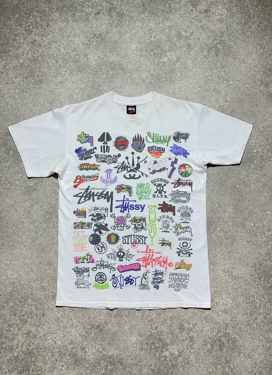 Stussy Stussy 2008 All Logos Tee Size US M / EU 48-50 / 2 - 1 Thumbnail