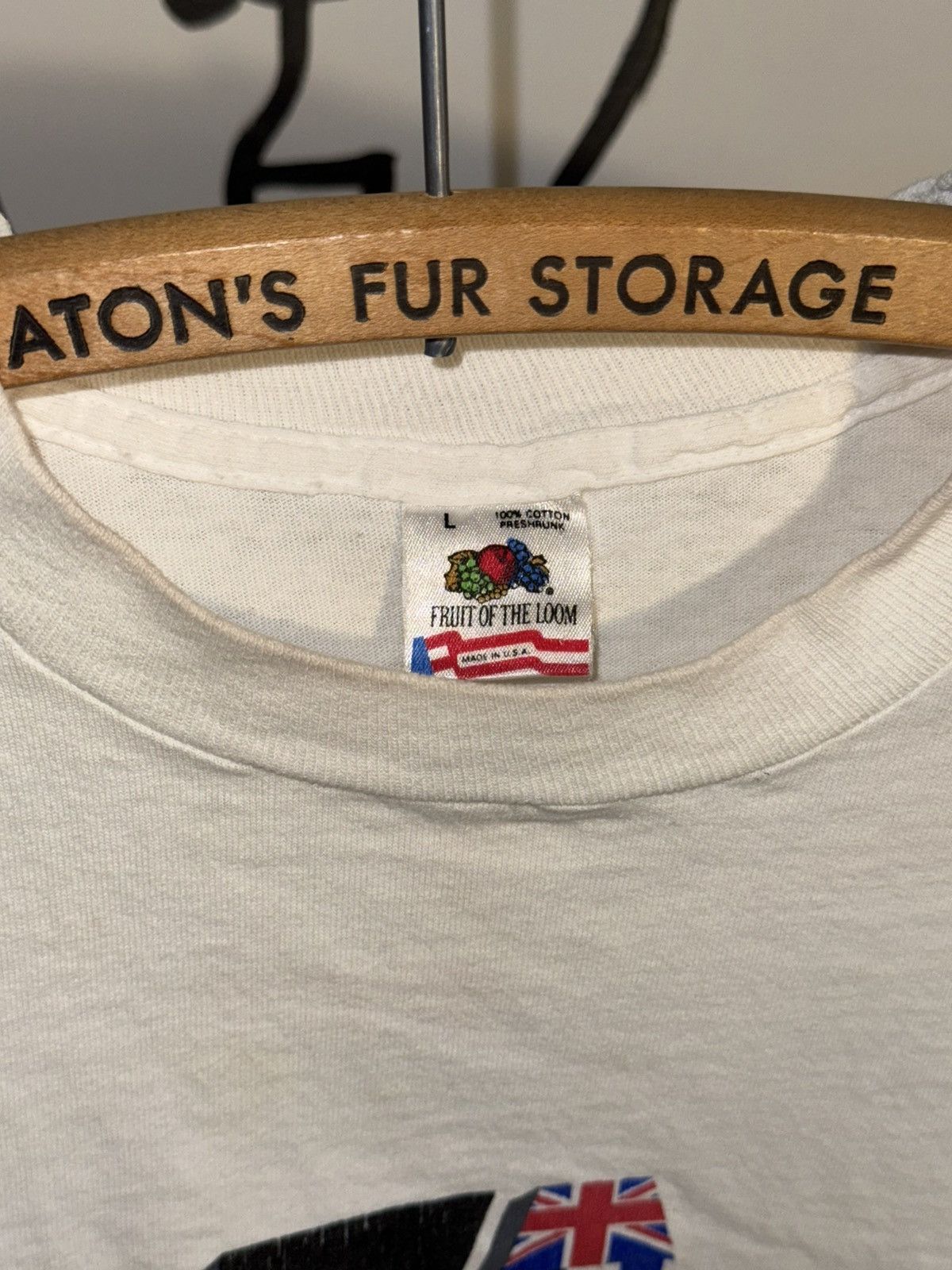 Fruit Of The Loom × Vintage Vintage 90s Albany International Running the World Over tee Size US L / EU 52-54 / 3 - 8 Thumbnail