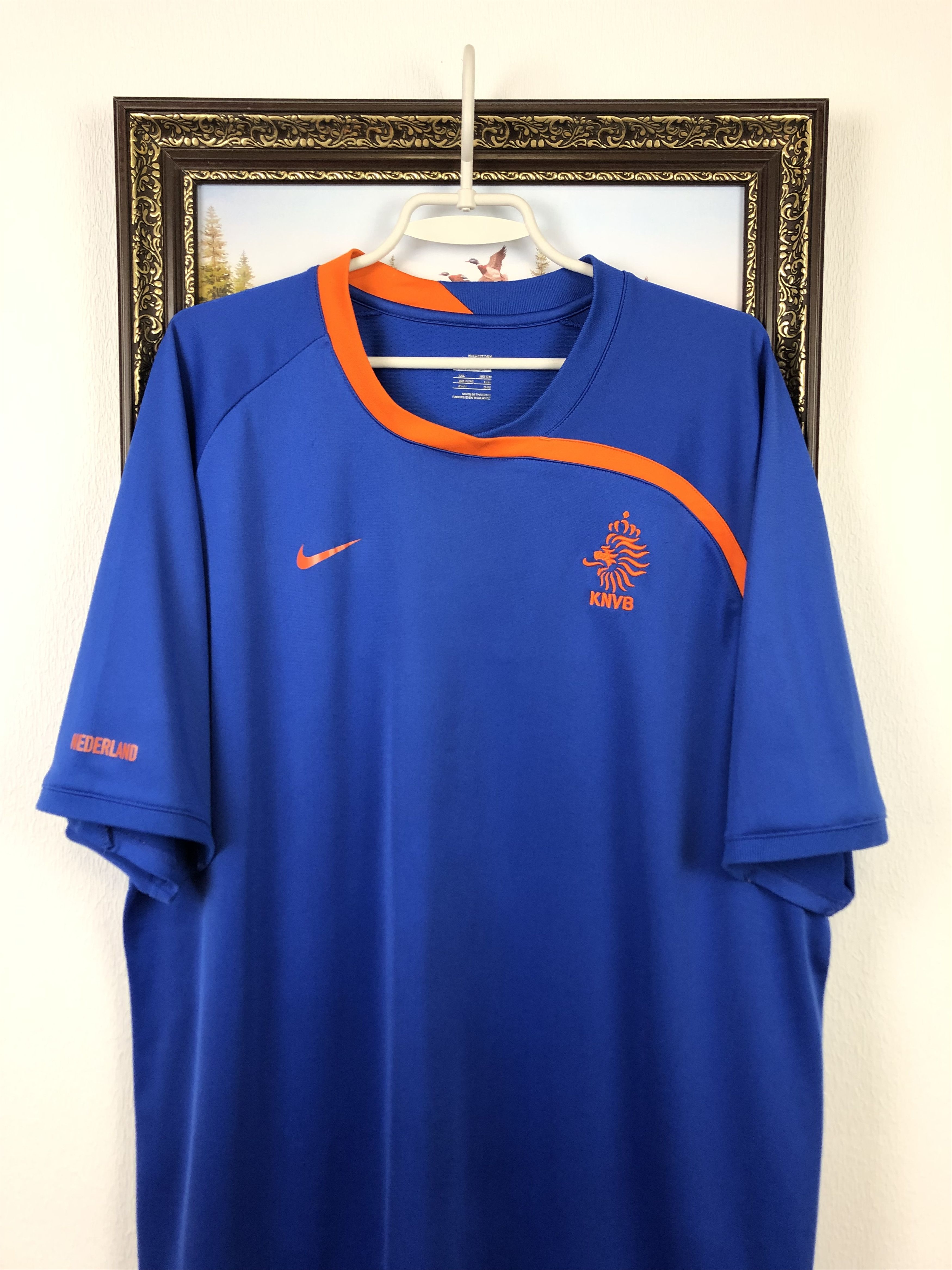 Nike Vintage Netherlands 2008 Holland Shirt Soccer Jersey Size US XXL / EU 58 / 5 - 2 Thumbnail