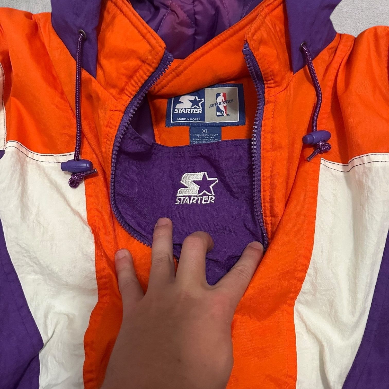 Starter Vintage Phoenix suns starter jacket Size US XL / EU 56 / 4 - 3 Thumbnail