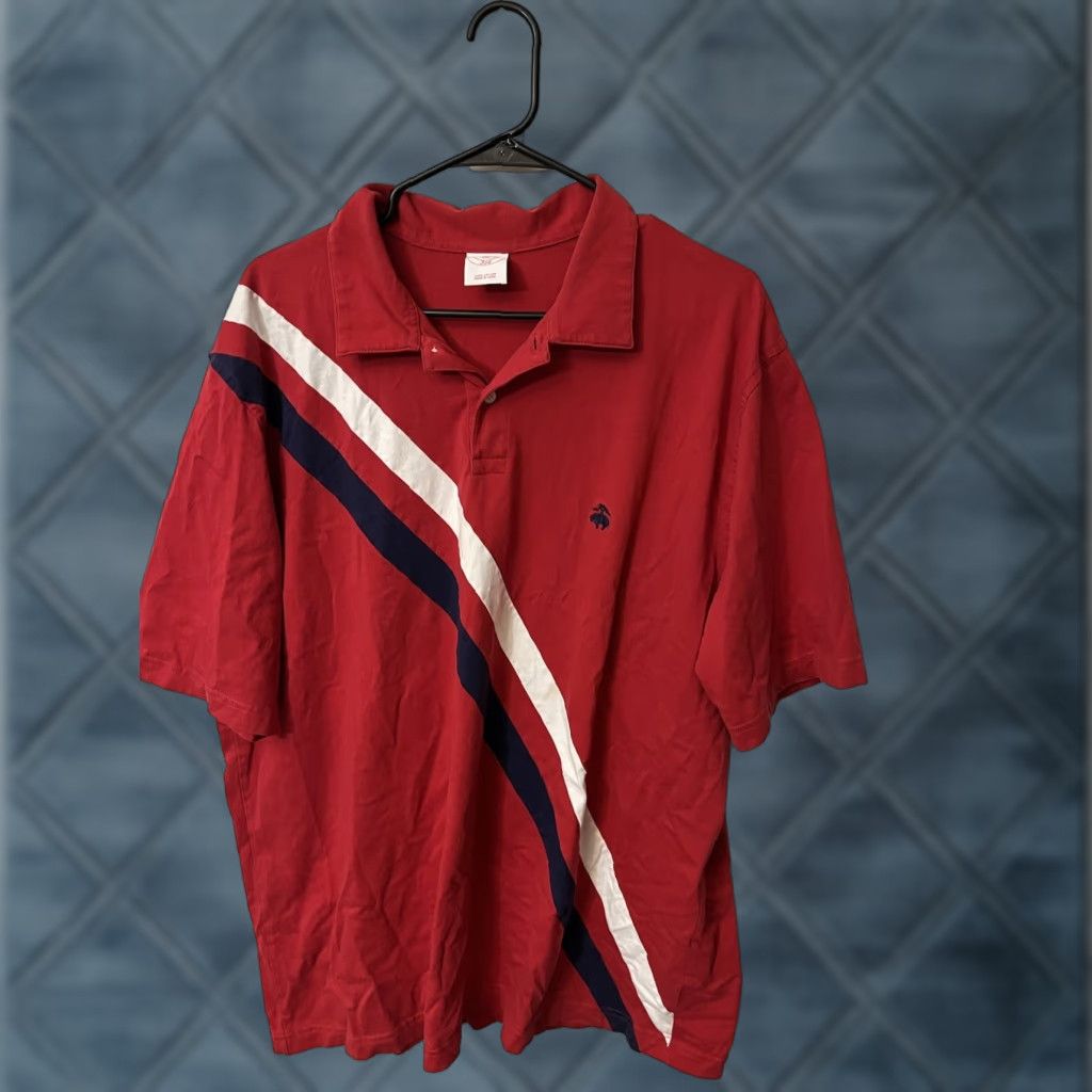 Brooks Brothers Brooks Brothers Polo Shirt Diagonal Striped Red Mens XXL Shirt Polo Golf 2XL Men Red Brooks Brothers Size US XXL / EU 58 / 5 - 1 Thumbnail