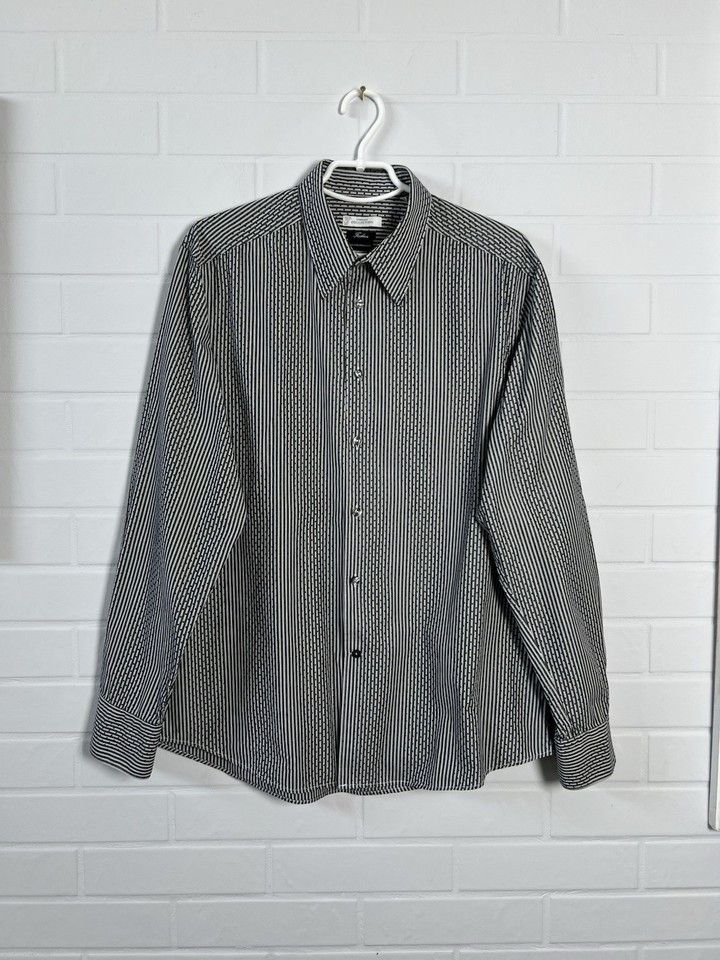 Versace Versace Collection Men’s Shirt Long Sleeve Size 44/17.5 Size US L / EU 52-54 / 3 - 1 Thumbnail