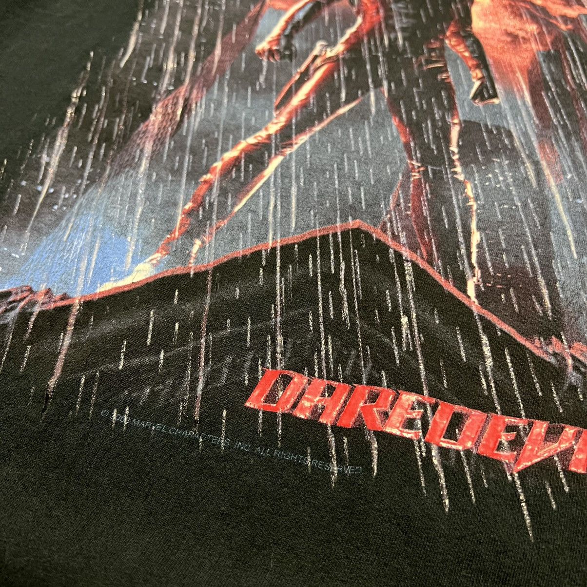 Marvel Comics Vintage Daredevil Marvel Comic Book Promo Graphic Tee Y2K Size US L / EU 52-54 / 3 - 4 Thumbnail