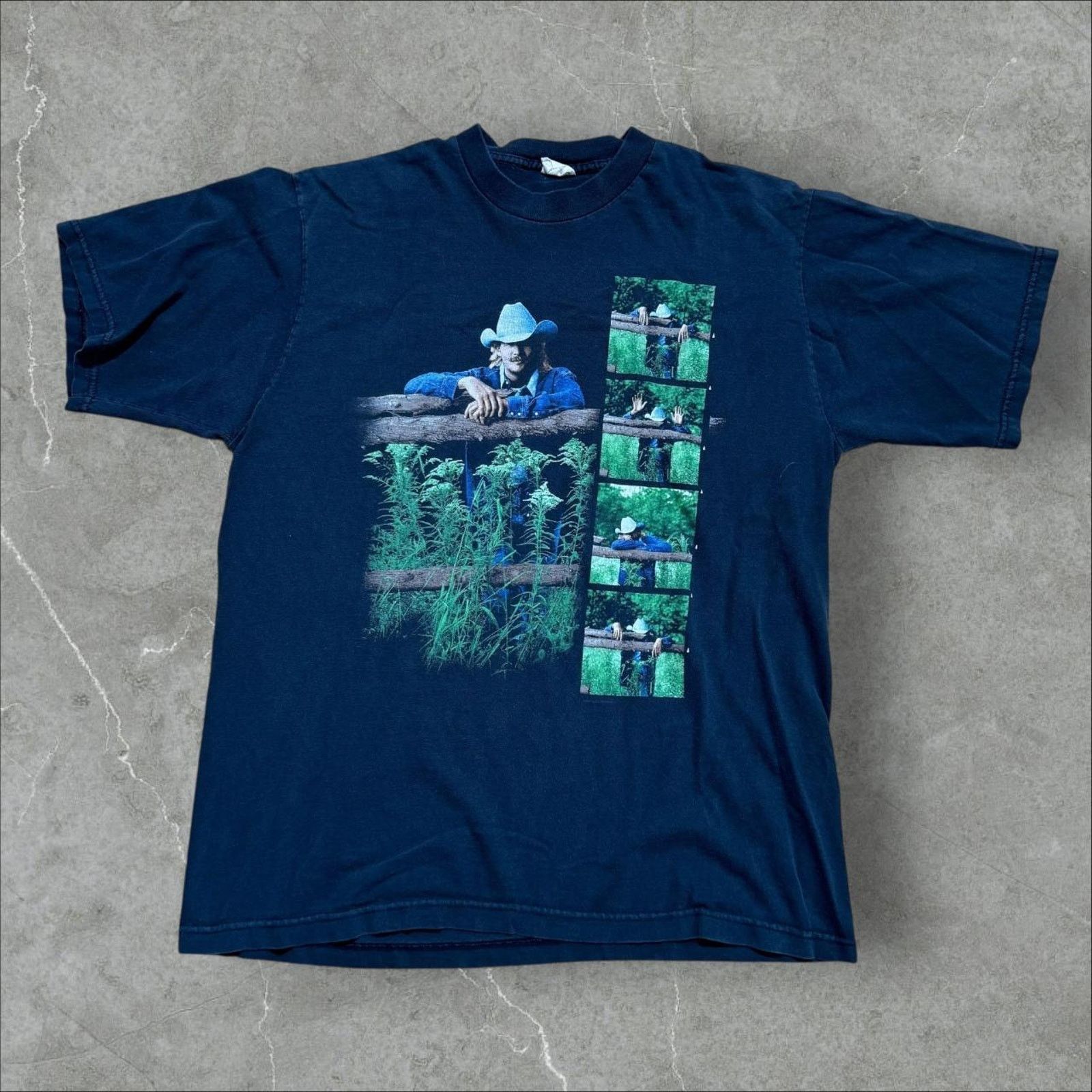 Other Alan Jackson Vintage Field Tee Black XL Size US XL / EU 56 / 4 - 1 Thumbnail