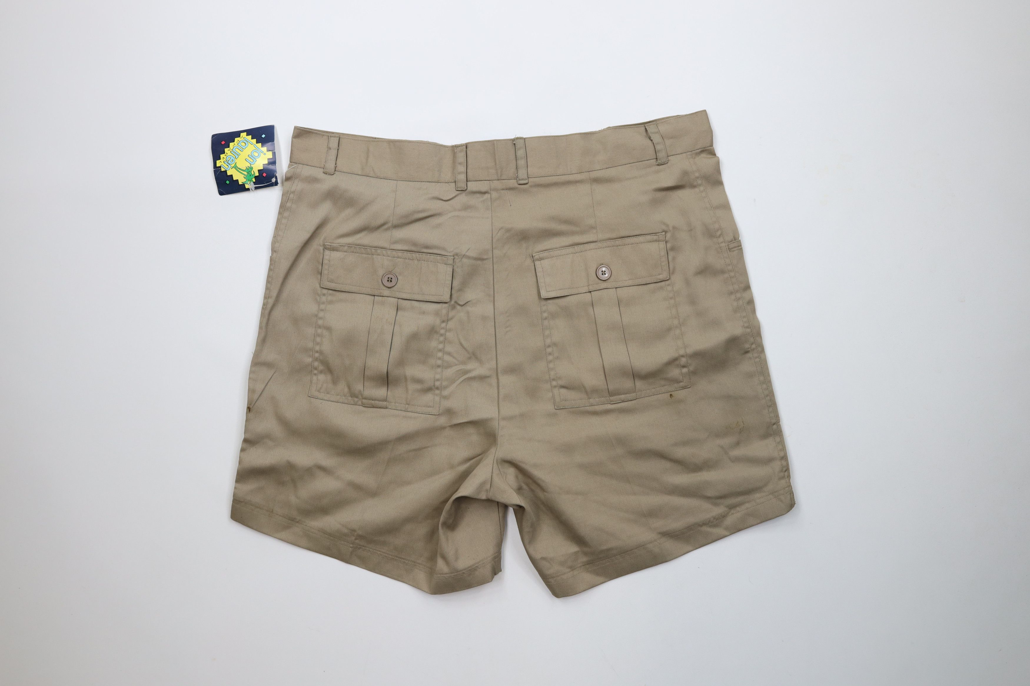 Vintage Deadstock Vintage 90s Streetwear Front Pocket Cargo Shorts Size US 40 / EU 56 - 10 Thumbnail
