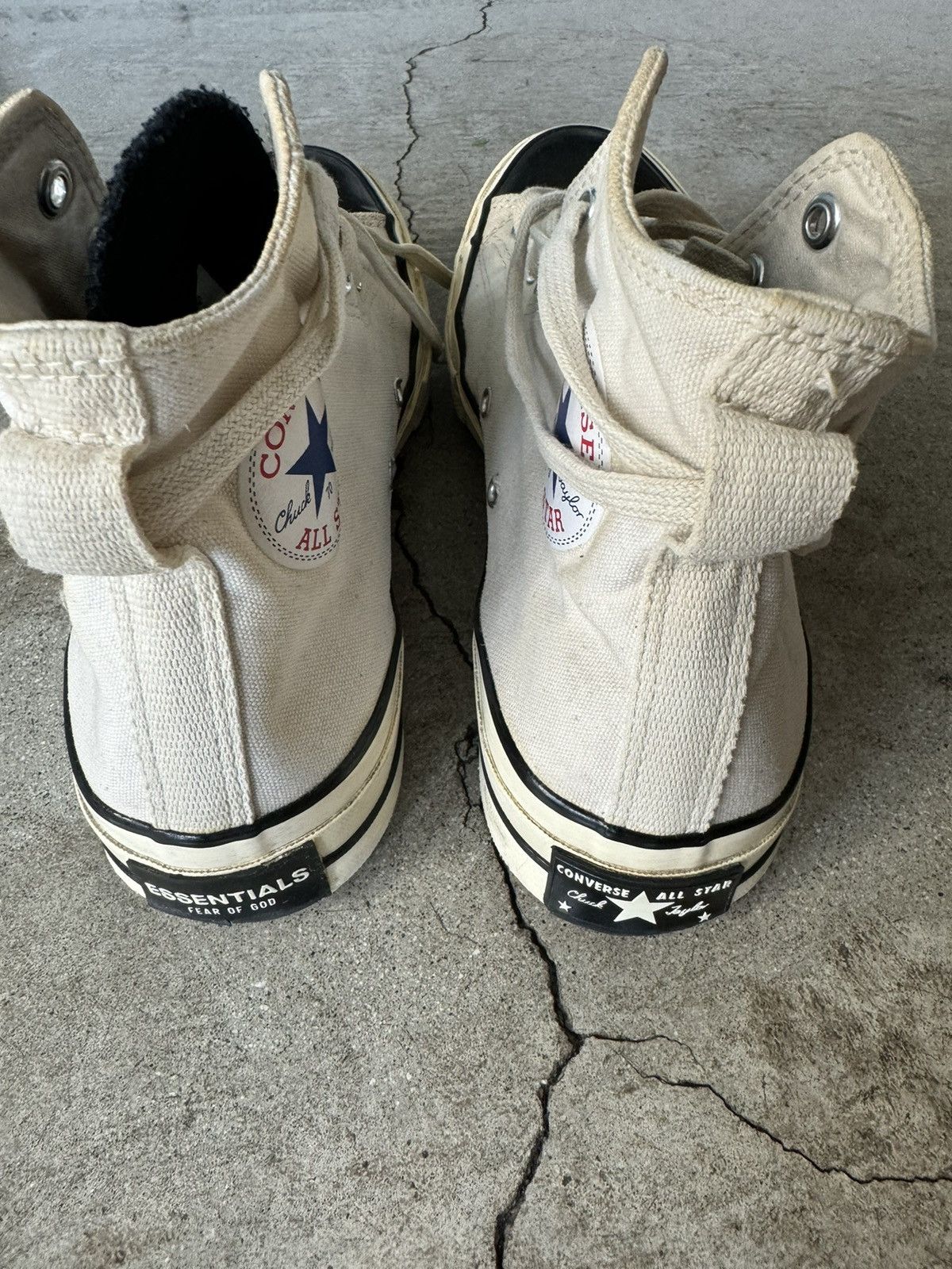 Converse FEAR OF GOD CONVERSE LEATHER CHUCK TAYLOR 70 HI TOP SNEAKER Size US 9 / EU 42 - 3 Thumbnail