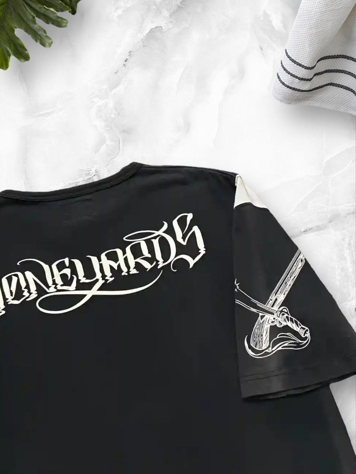Neighborhood × Stussy × Vintage Vintage Stussy X Neighborhood Boneyards Sun Faded Tshirt Size US M / EU 48-50 / 2 - 12 Thumbnail