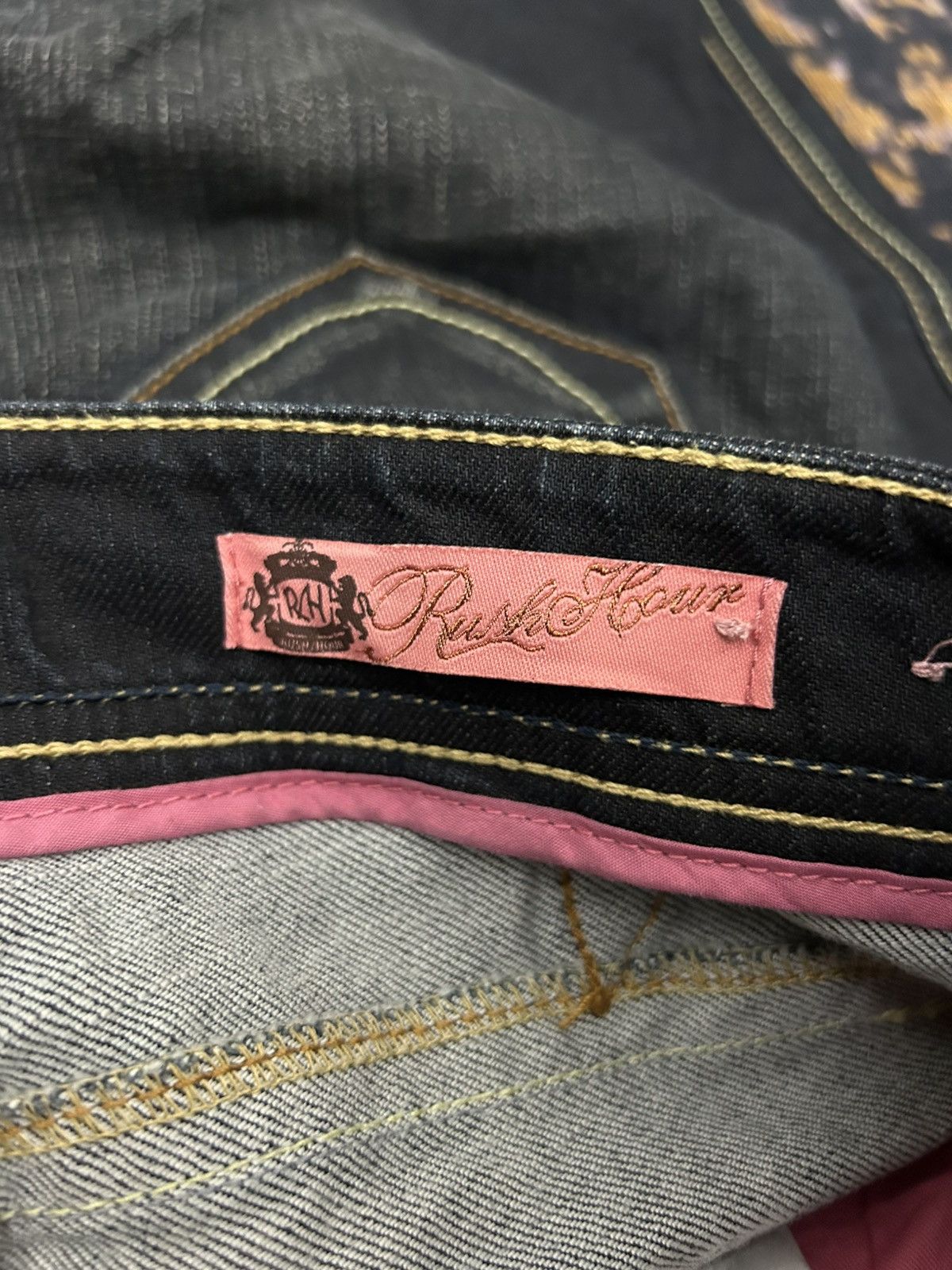 Japanese Brand japanese Rush Hour Wash Flare Jeans Size US 29 - 16 Thumbnail