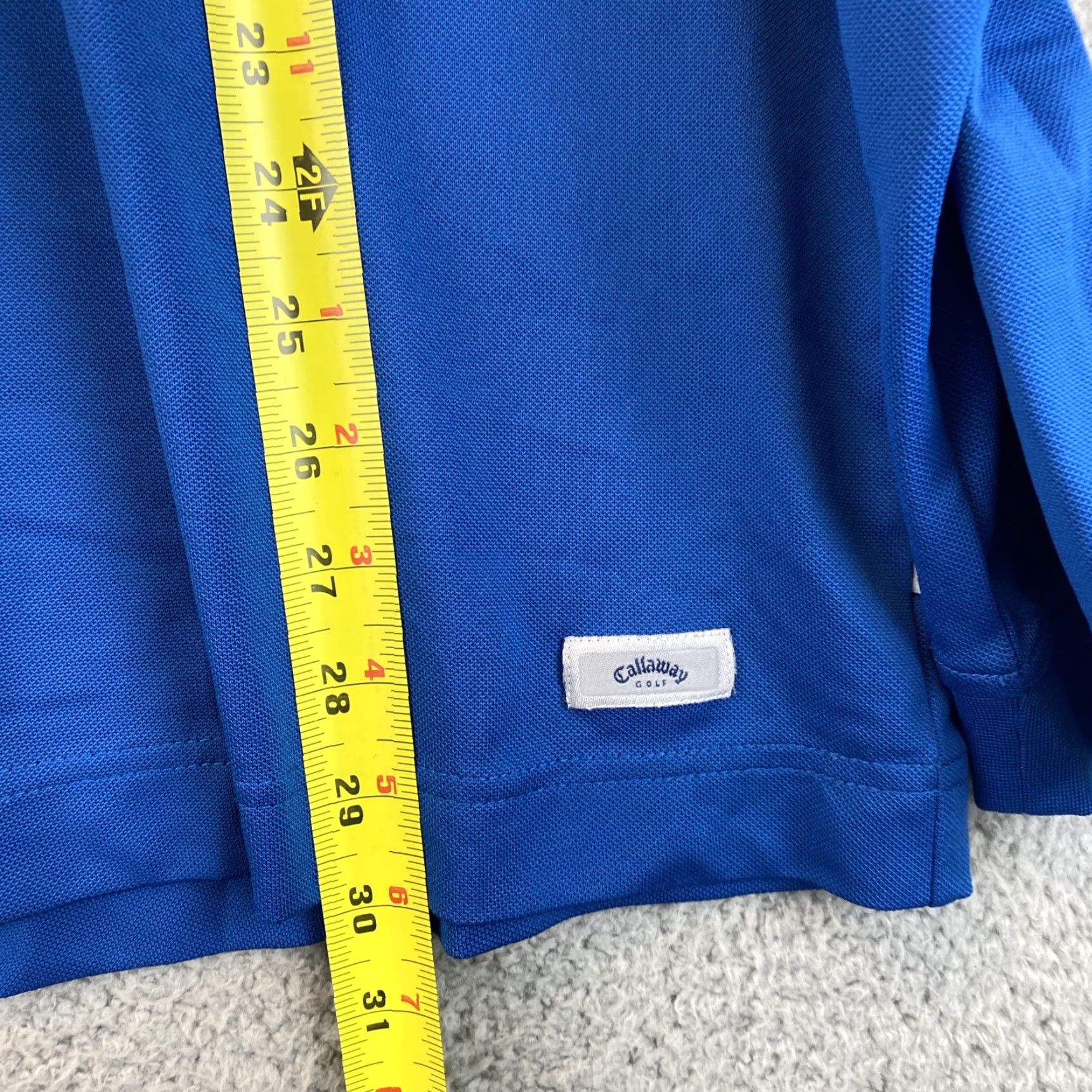 Callaway Callaway Men's Sz XL Blue Long Sleeve Golf Polo Shirt/66-16 Size US XL / EU 56 / 4 - 6 Thumbnail