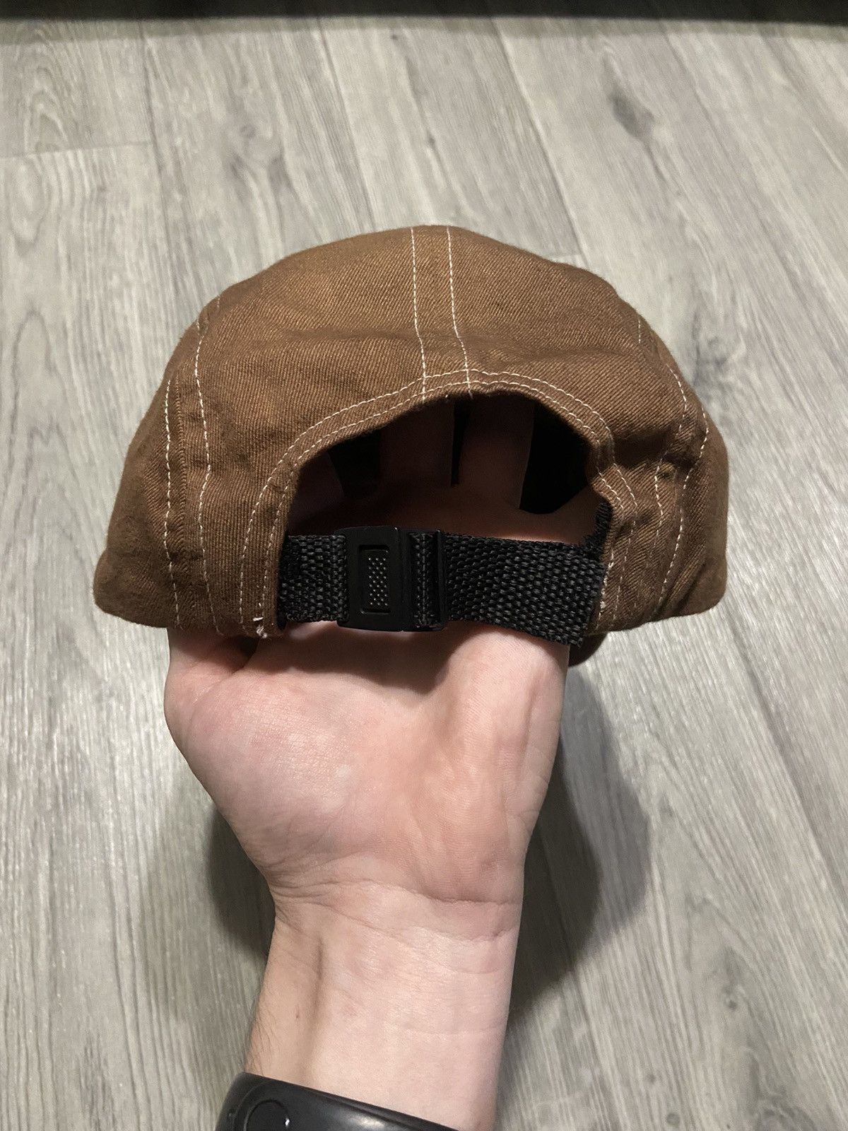 Supreme Supreme Box Logo 6 Panel Brown Cap Size ONE SIZE - 4 Thumbnail