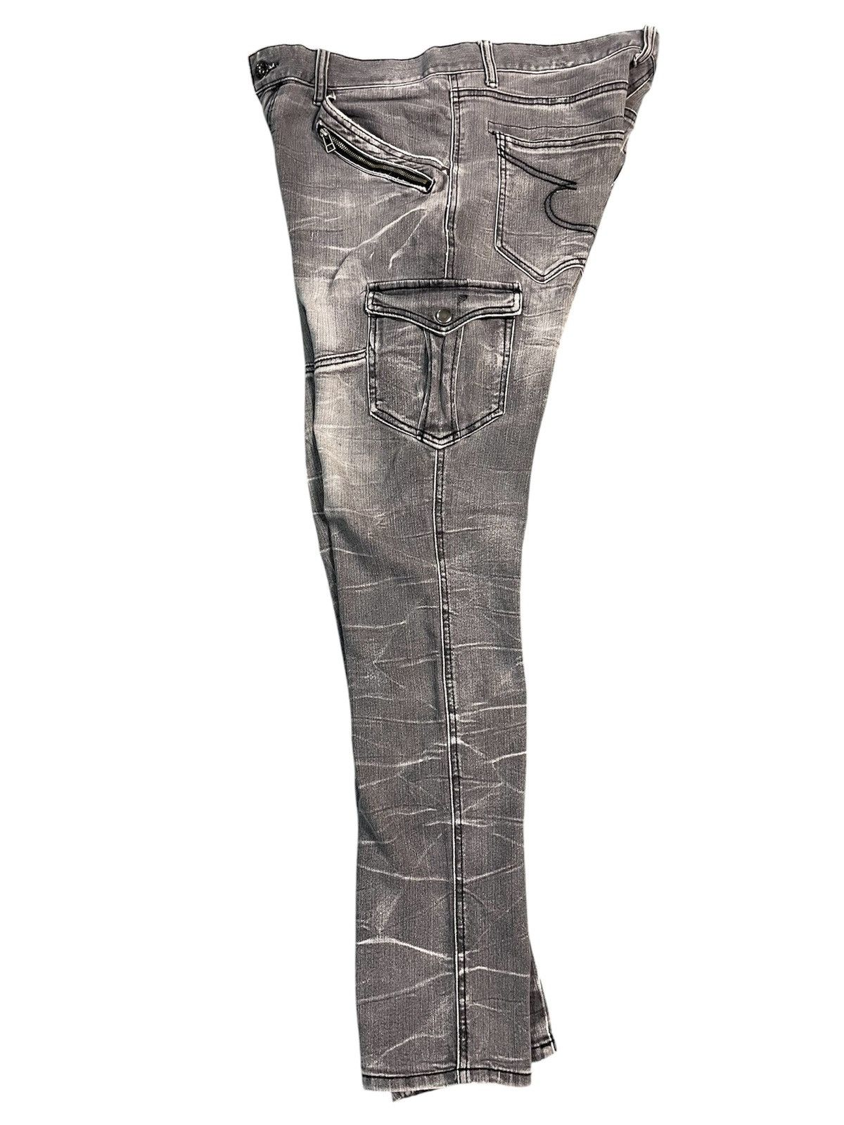 Japanese Brand Vintage Semantic Design Cargo Jeans Size US 34 / EU 50 - 3 Thumbnail