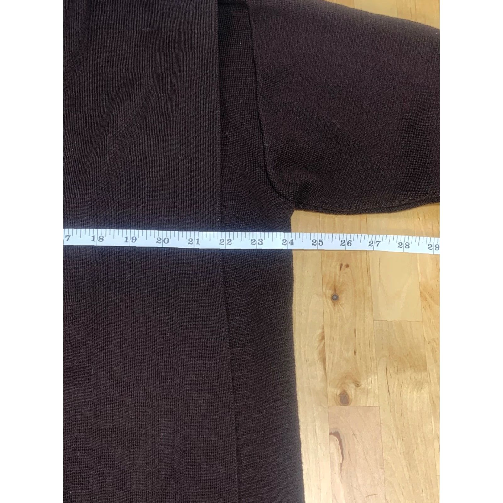 Vintage Chiara Marconi Womens Sweater Cardigan Size M Brown Italy Solid Acrylic Knit Size M / US 6-8 / IT 42-44 - 4 Thumbnail