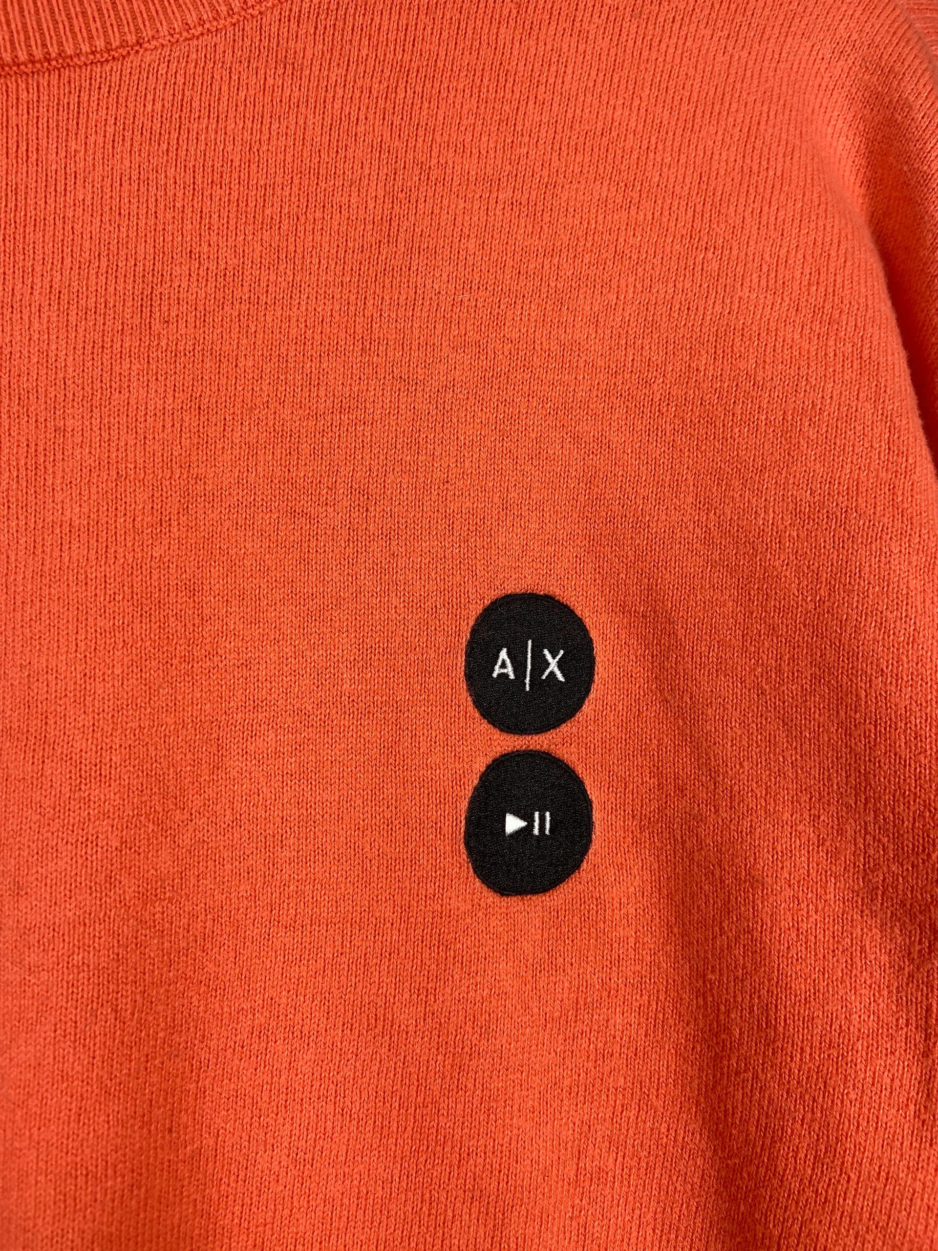 Armani Exchange Armani Exchange Orange Sweater M Logo Front Size US M / EU 48-50 / 2 - 2 Thumbnail