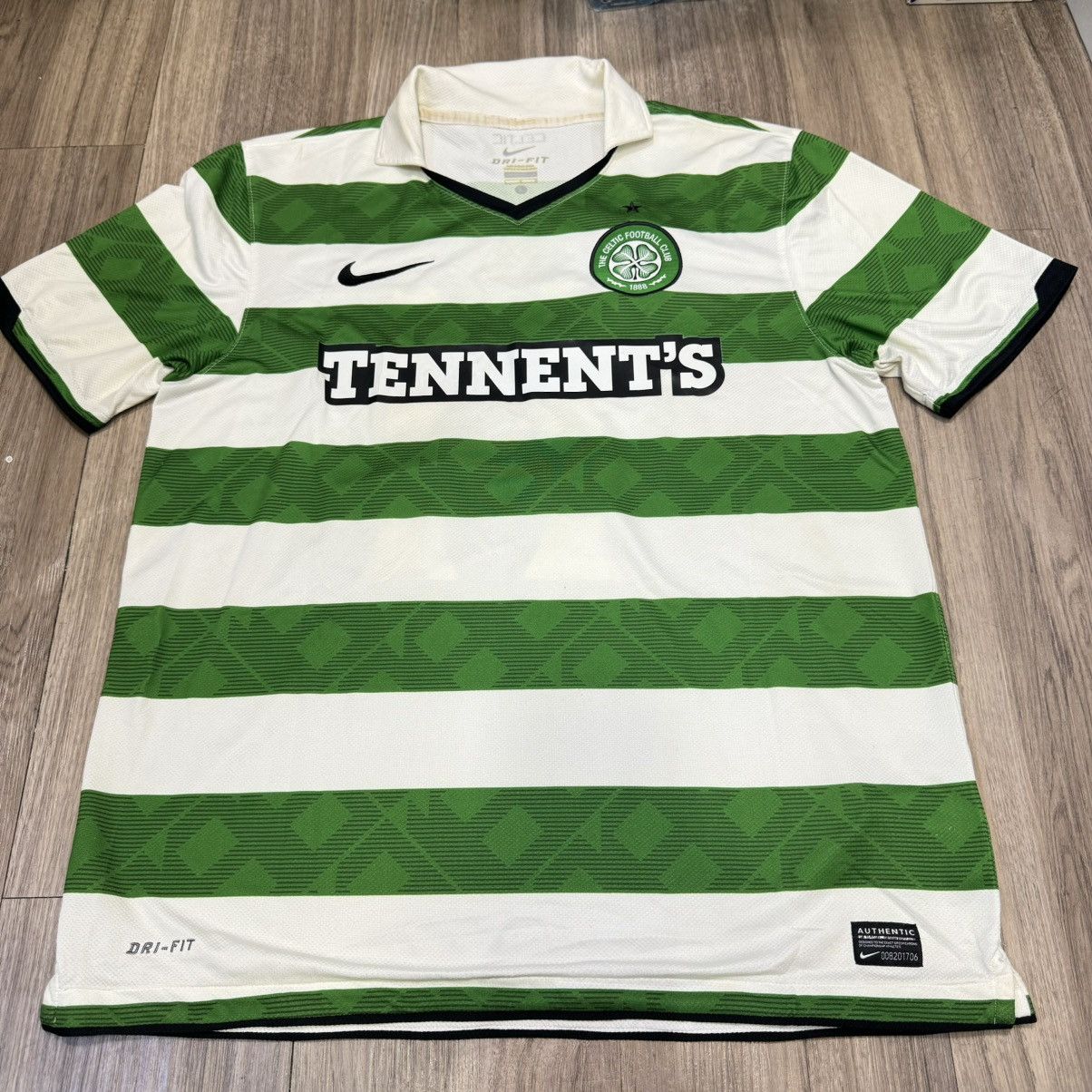 Nike Celtic 10/12 home shirt #11 Cha Size US L / EU 52-54 / 3 - 1 Thumbnail