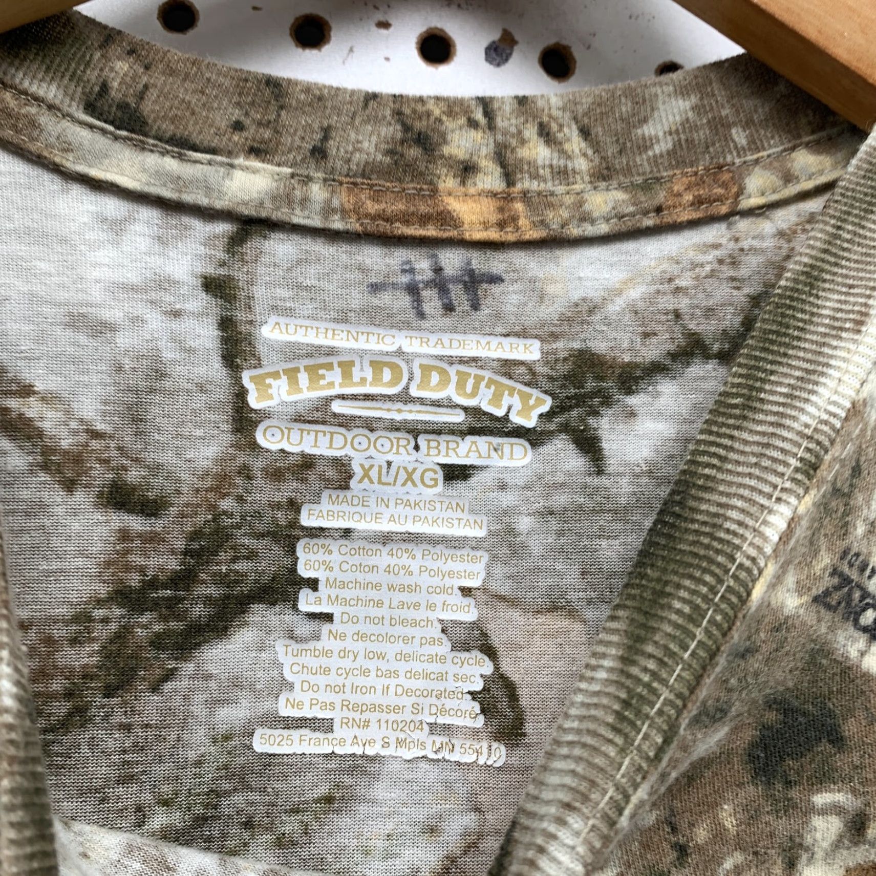 Vintage Field Duty Camouflage Shirt Mens XL Green Brown Short Sleeve Outdoor Hunt Size US L / EU 52-54 / 3 - 3 Thumbnail
