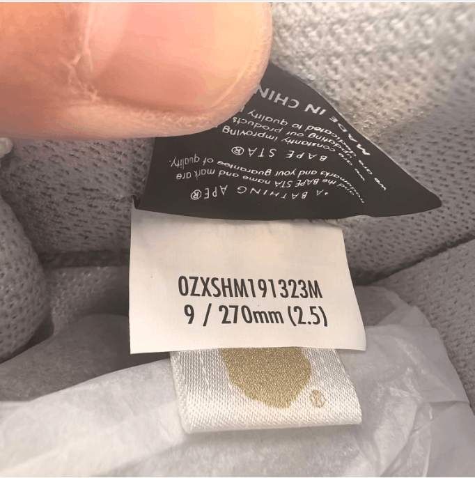 Bape Casual low cut sports shoes Size US 9.5 / EU 42-43 - 3 Thumbnail