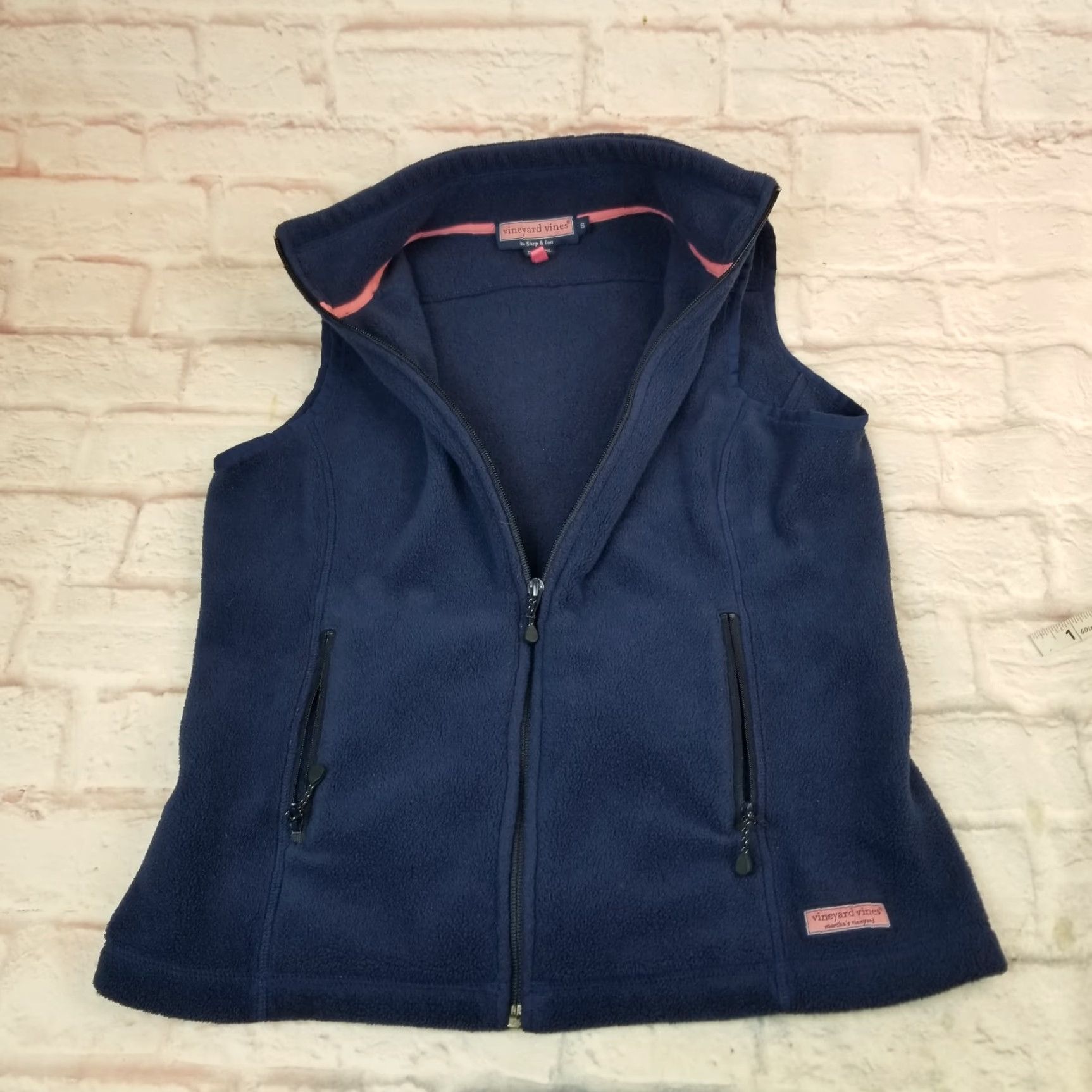 Vineyard Vines Vineyard Vines Sweater Vest Womens Small Blue Full Zip Fleece Outdoor Preppy Shirt Size S / US 4 / IT 40 - 3 Thumbnail