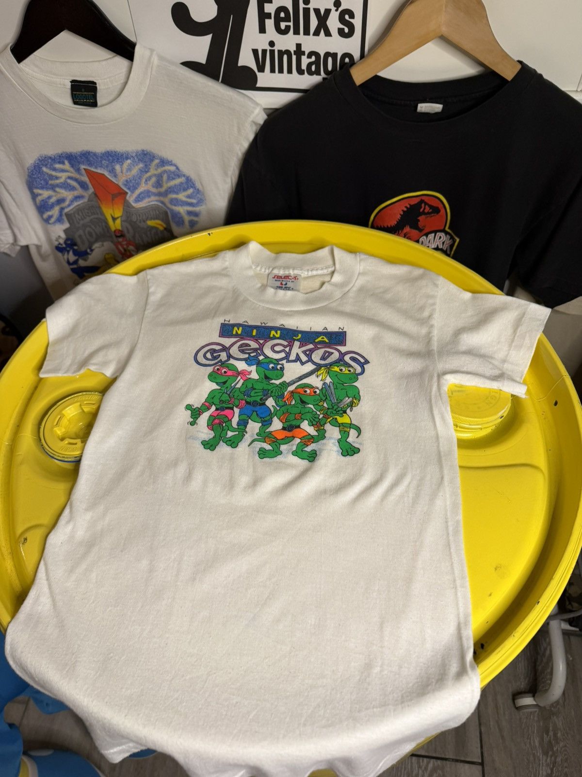 Vintage 1980s vintage ninja Turtles T-shirt single stitch Size US S / EU 44-46 / 1 - 1 Thumbnail