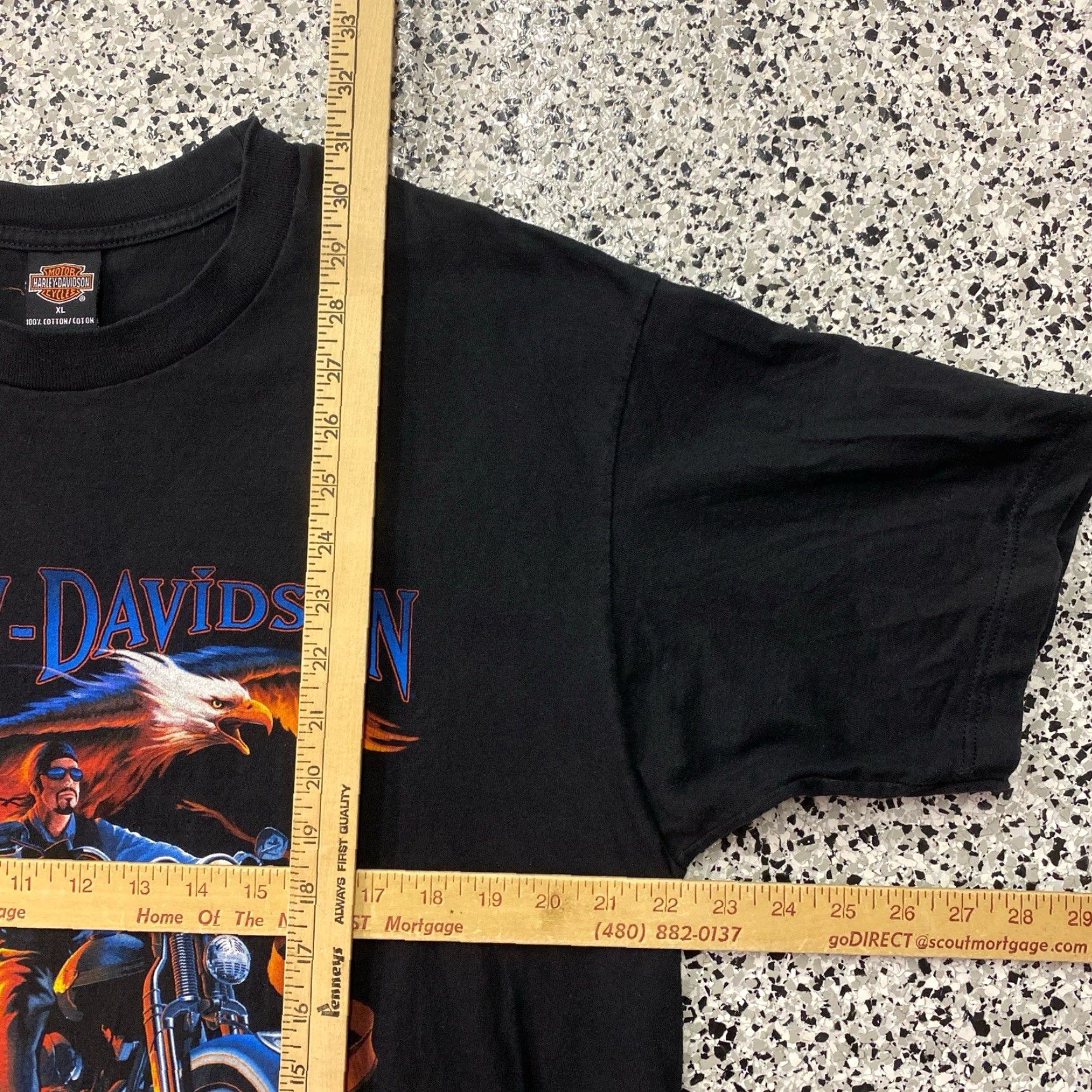 Harley Davidson VINTAGE Harley-Davidson San Diego Graphic T Shirt XL Eagle Mens T-Shirt Graphic Print Short Sleeve Black 2000s 90s Biker Motorcycle Size US XL / EU 56 / 4 - 3 Thumbnail