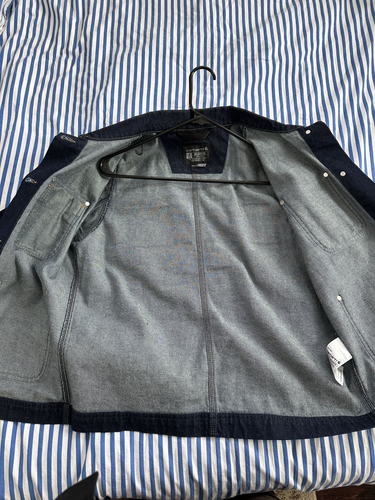 Carhartt Carhartt Denim Chore Jacket Size US S / EU 44-46 / 1 - 4 Thumbnail